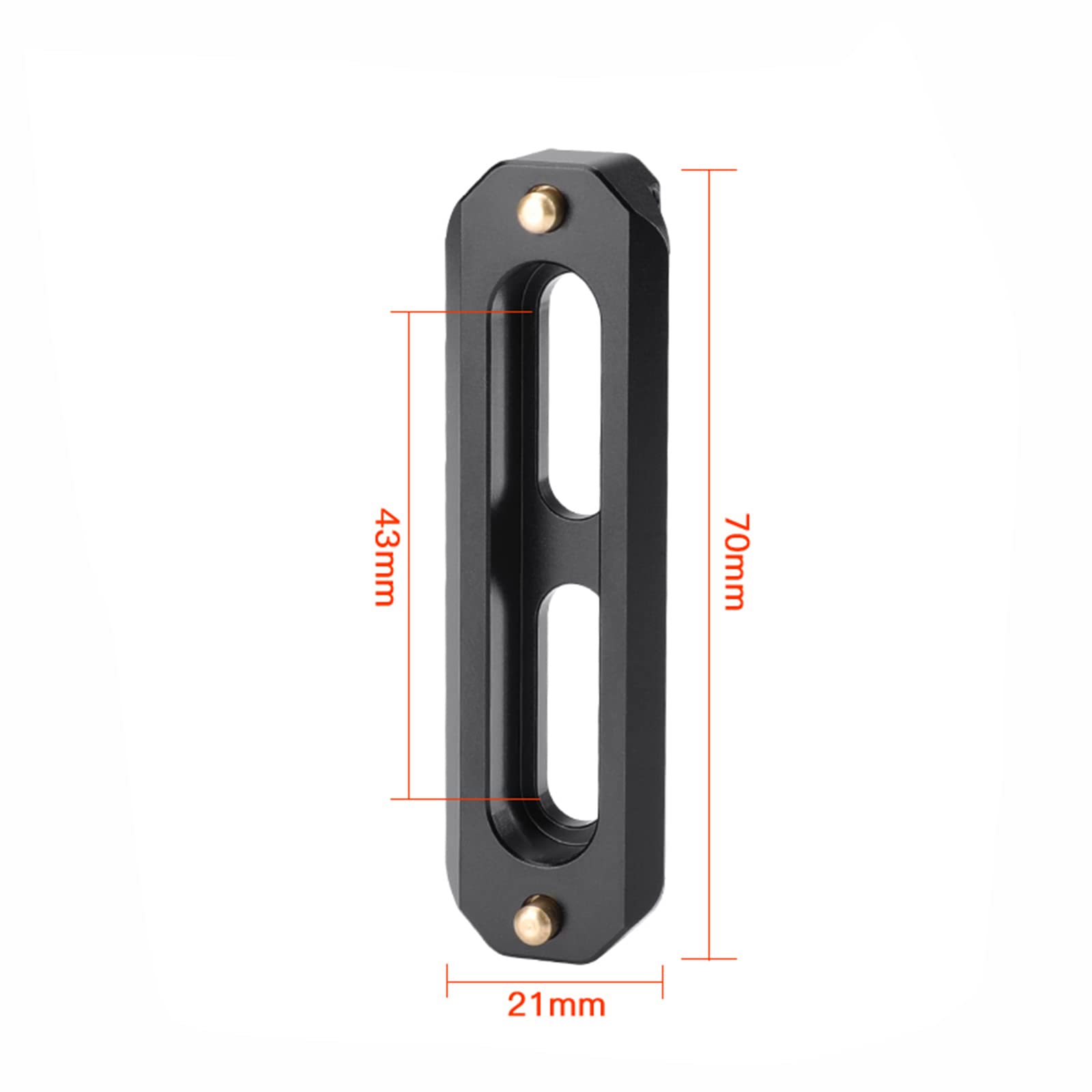 CAMVATE Quick Release NATO Rail with 15mm Rod Clamp & Cold Shoe Mount - Perfect for DSLR, Mirrorless Camera Rig Setup & Video Accessories