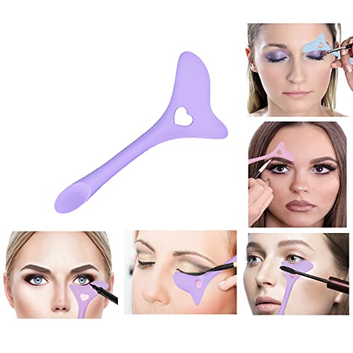 Reusable Eyeliner & Eyebrow Stencil Kit - Wing Tips & Pencil Guide for Quick & Easy Eye Make Up | Perfect for Beginners, Professionals & Lazy Makeup Days | Home, Travel & Salon Use