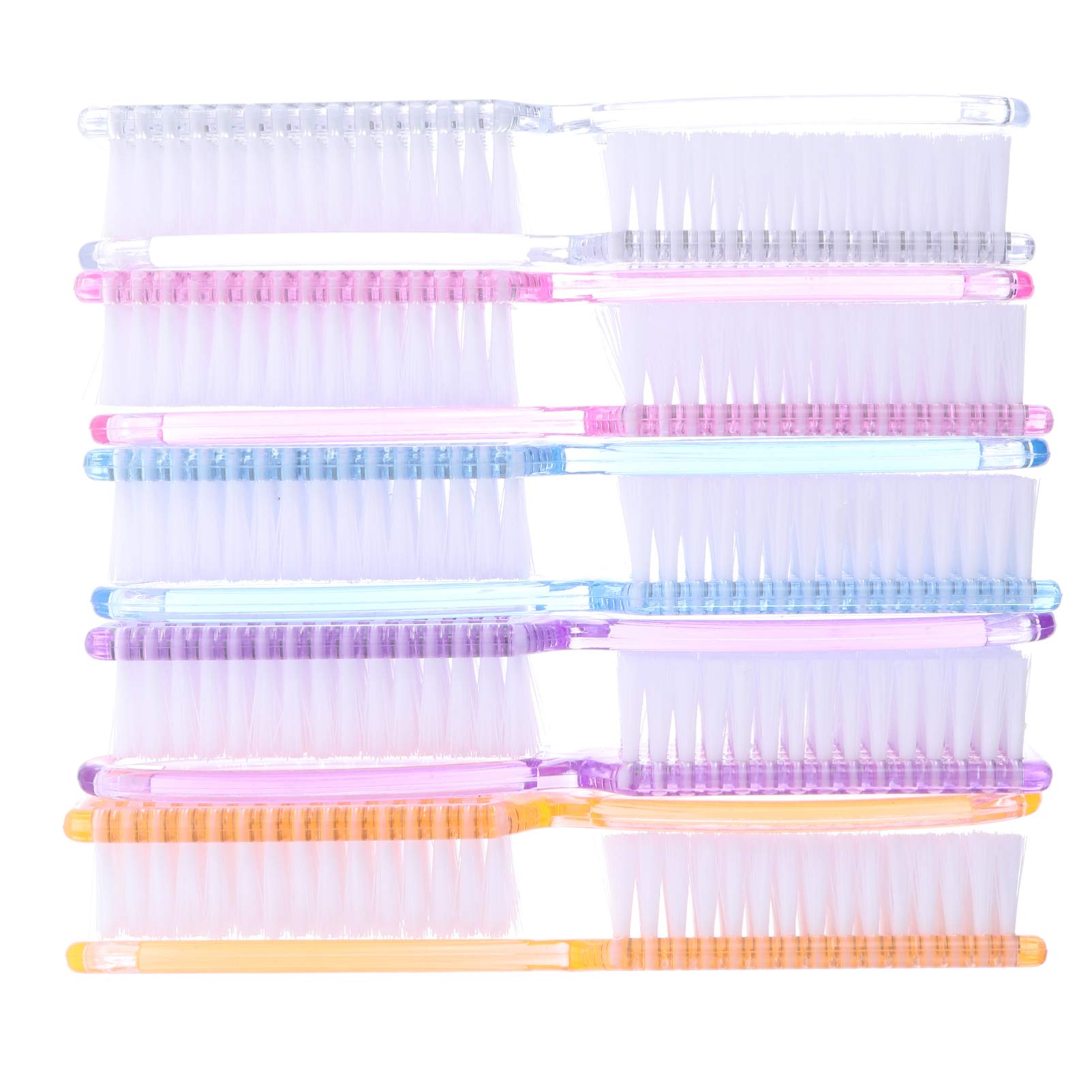 **Ciieeo 10-Pack Nail Cleaning Brushes with Ergonomic Handle - Durable Grip Scrub Brushes for Toenails & Fingernails - Perfect Pedicure & Manicure Tool for Women & Men - Ideal for Home Spa, Salons & Travel**