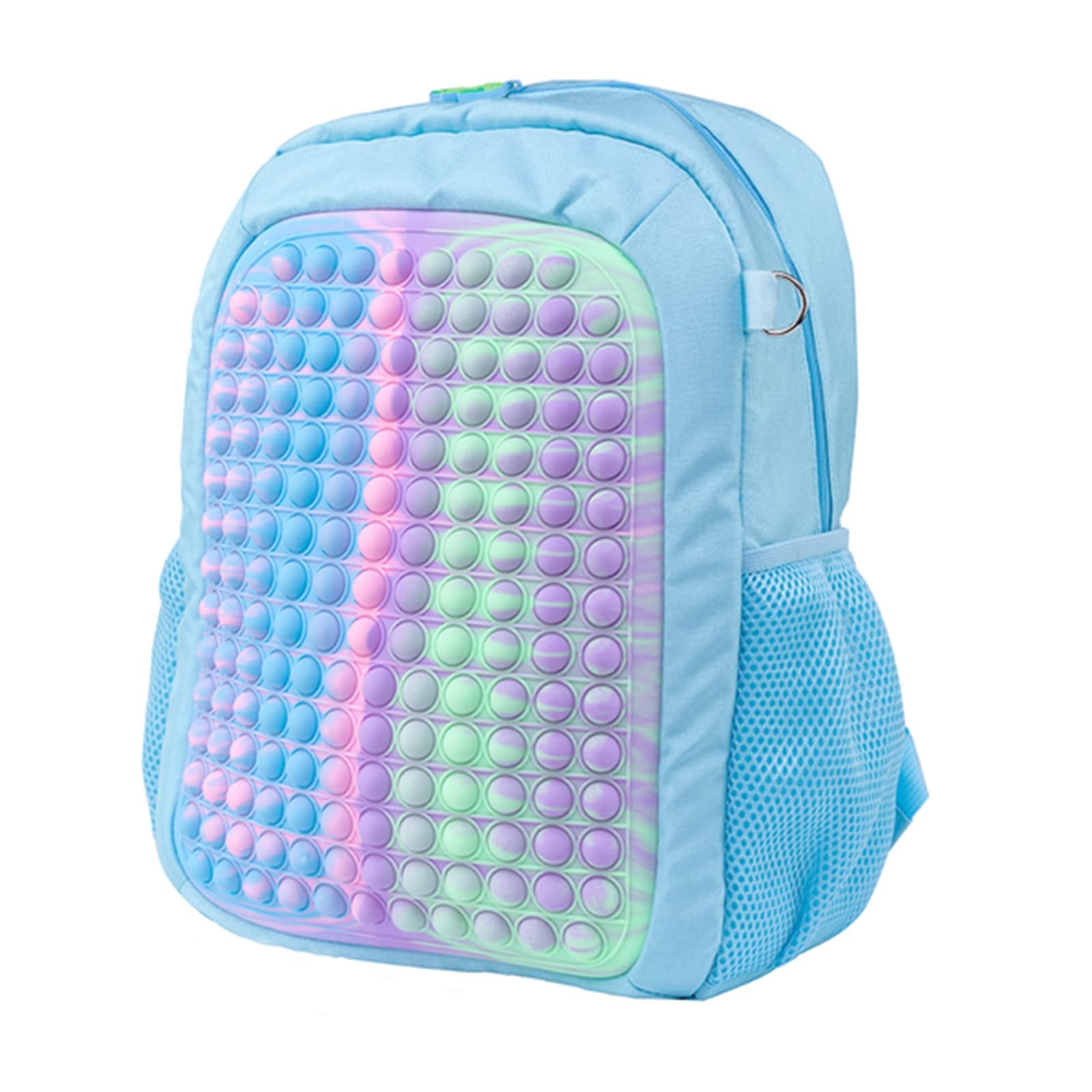 YUHEAN Pop Backpack Purse for Girls - Bubble Fidget Shoulder Bag for School, Travel & Stress Relief | Anti-Anxiety Toy for Kids & Adults | Push Pop Sensory Backpack (Color: A) - Perfect for Classrooms, Airplanes & Relaxation Time