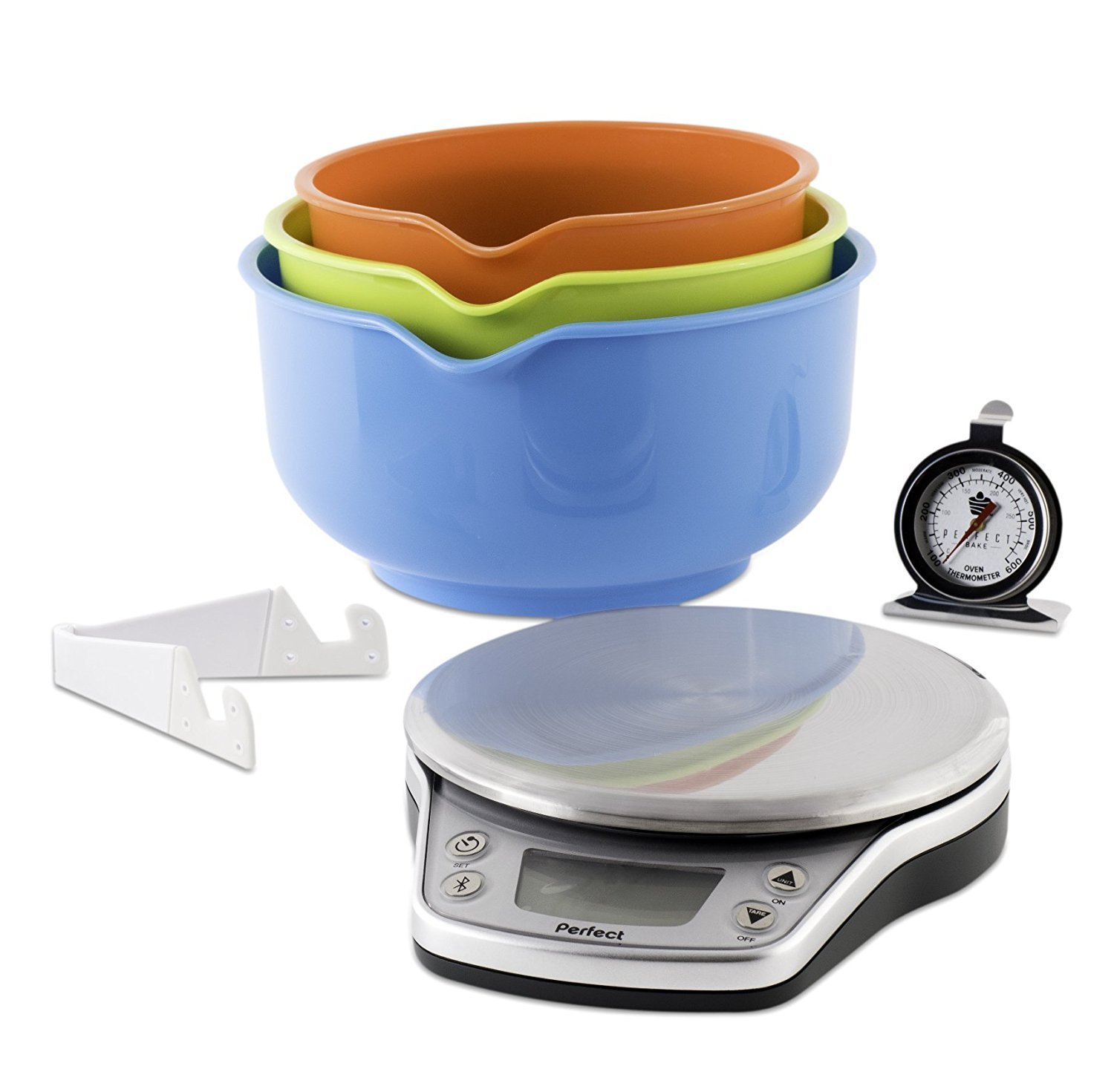 Wireless Perfect Bake Pro Smart Kitchen Scale with Recipe App - Digital Food Scale for Baking, Cooking & Meal Prep - Perfect for Home Chefs & Bakers