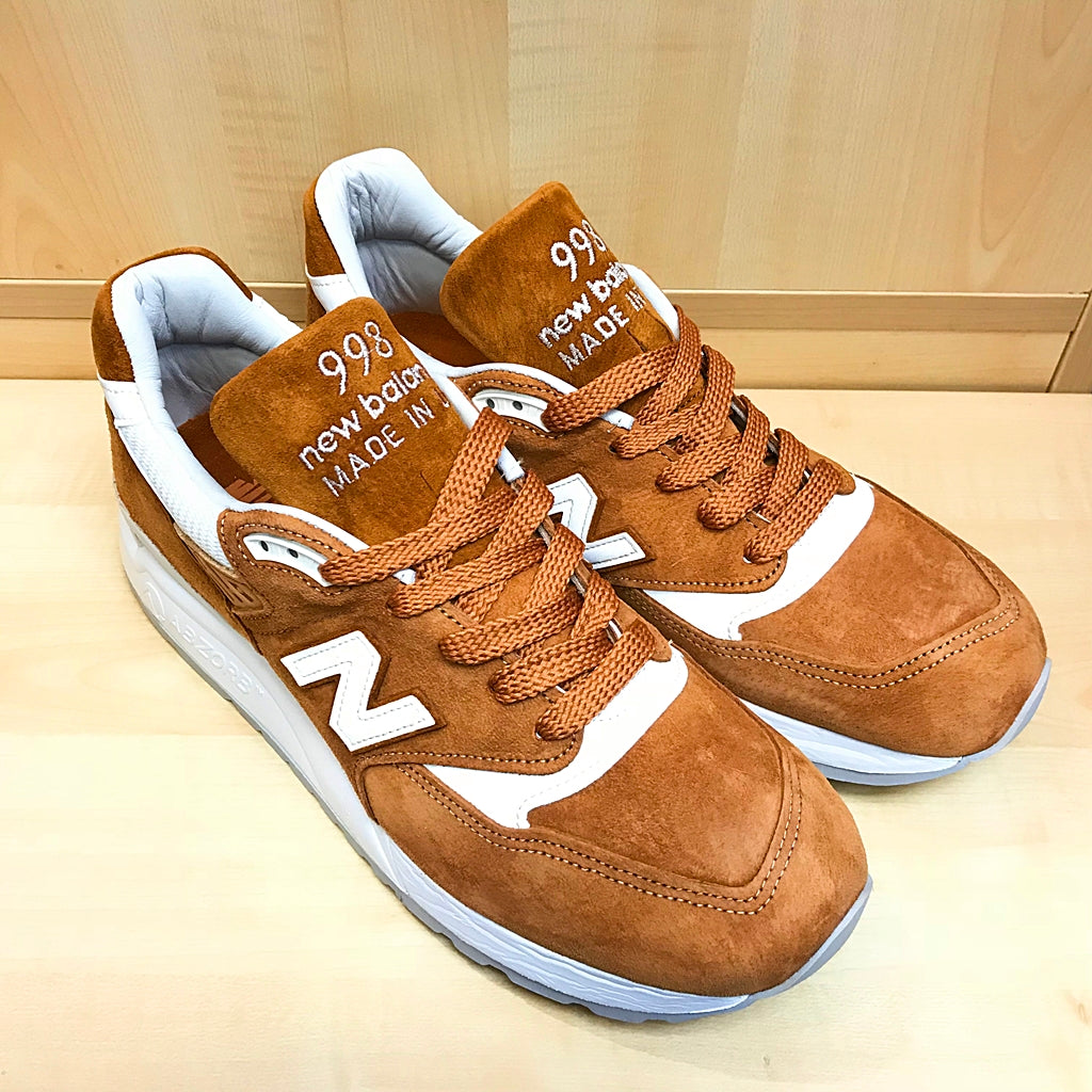 New Balance M998TCC Tan & White Made in USA - Premium Running Shoes for Men, Comfortable Sneakers for Walking, Gym & Casual Wear