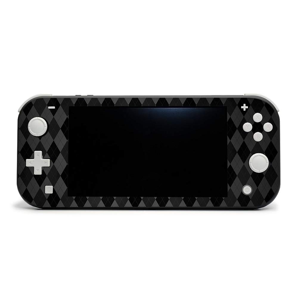 MightySkins Black Argyle Vinyl Decal Wrap Cover for Nintendo Switch Lite - Protective, Durable Skin | Easy to Apply & Remove | Made in USA | Perfect for Gaming Protection & Custom Style