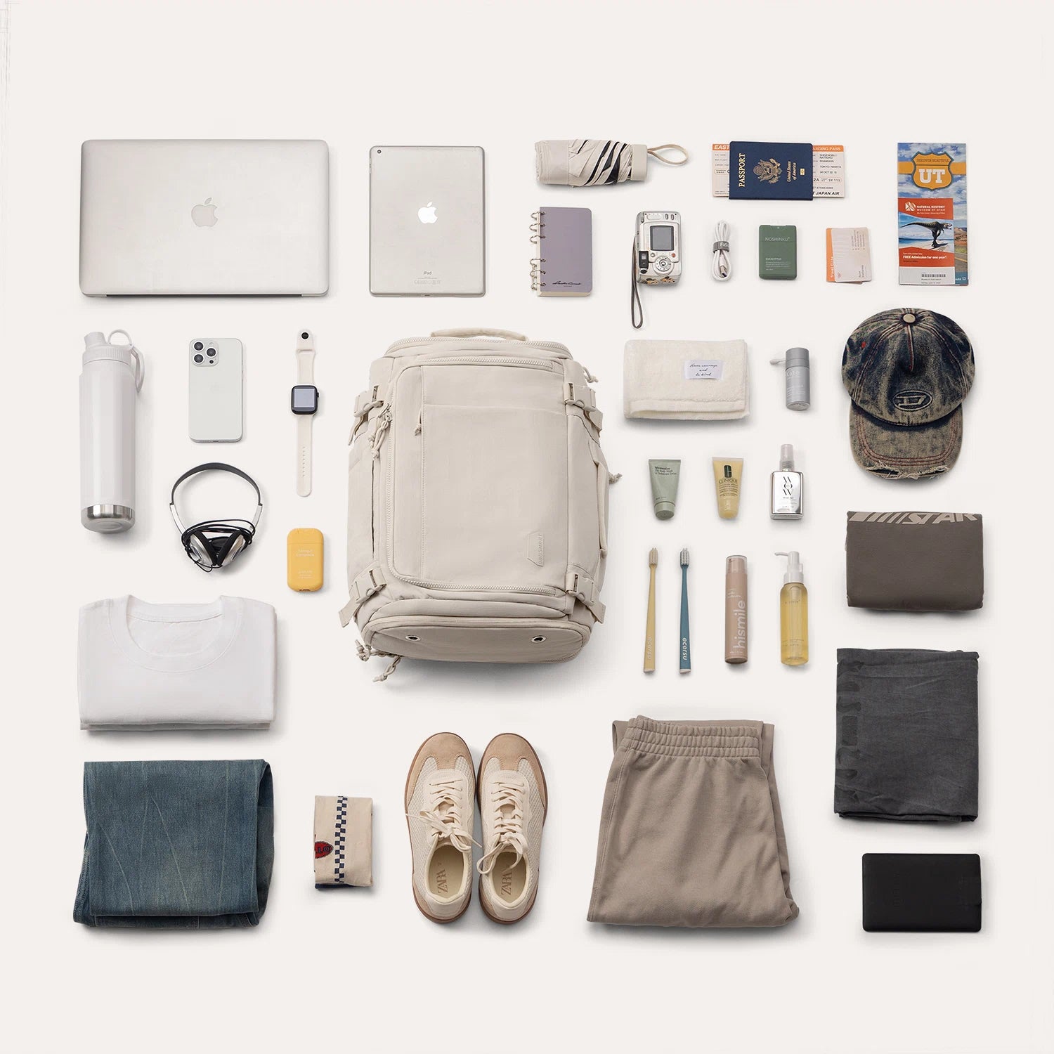 Blast Travel Backpack - Lightweight Waterproof Carry-On Backpack for Men & Women - Perfect for Airplane, Hiking, Camping & Daily Commute