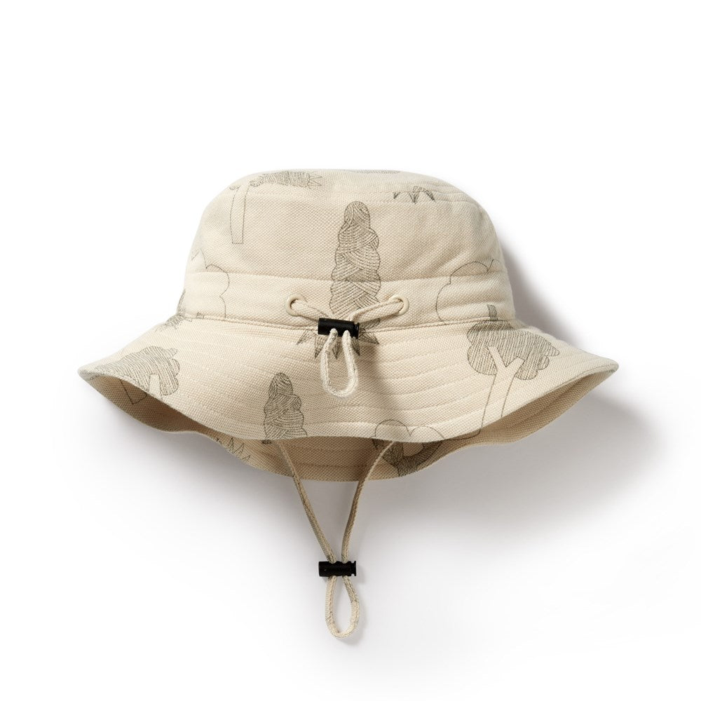 Park Days Organic Sun Hat for Women - UPF 50+ Wide Brim Summer Beach Hat with Adjustable Chin Strap - Perfect for Outdoor, Gardening, Travel & Vacation Protection