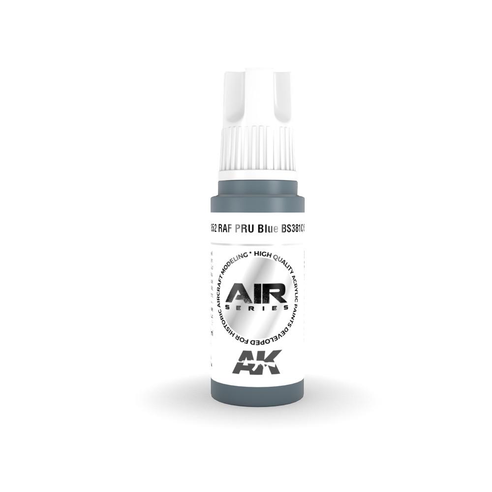 AK Interactive AK11852 RAF PRU Blue BS381C/636 Acrylic Paint - 17ml Bottle for Scale Model Airplanes | 3rd Generation Formula for Realistic Finish | Perfect for WWII Aircraft Models & Military Dioramas