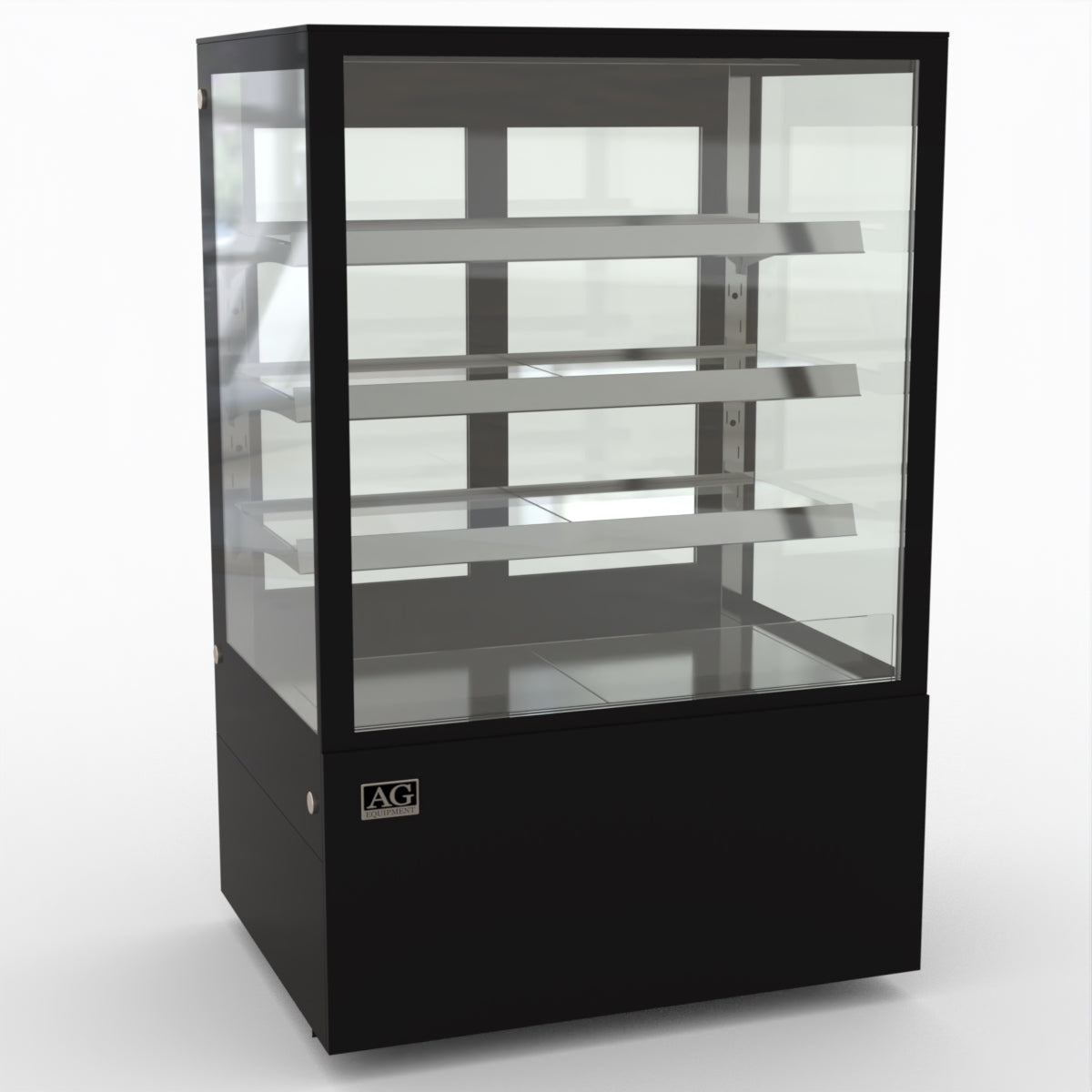 4-Tier Commercial Food Display Showcase - 308L Capacity, 900mm Wide - Perfect for Restaurants, Bakeries & Cafes - AG FDF900L3