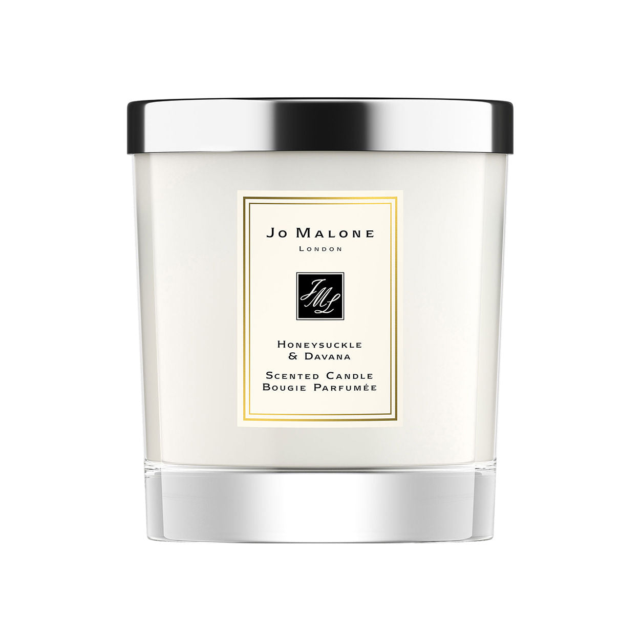 Honeysuckle & Davana Scented Soy Wax Home Candle - Relaxing Aromatherapy for Living Room, Bedroom & Bathroom