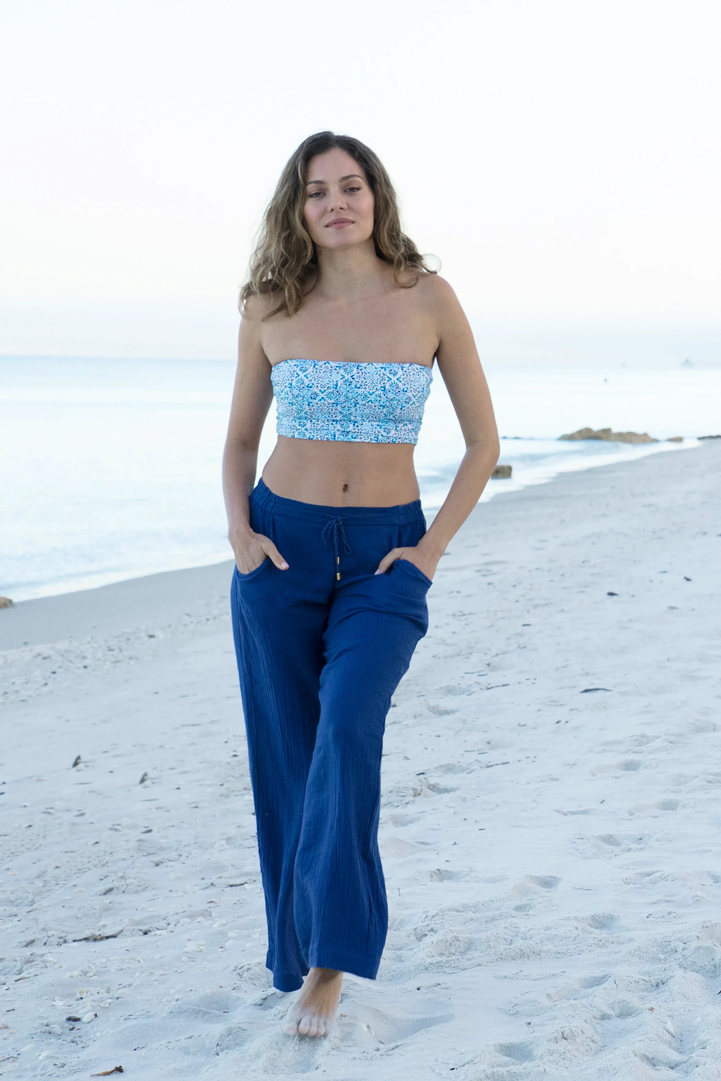 Montrose Midi Bandeau Dress - Elegant Floral Print Summer Dress for Women | Perfect for Beach Vacations, Garden Parties & Date Nights