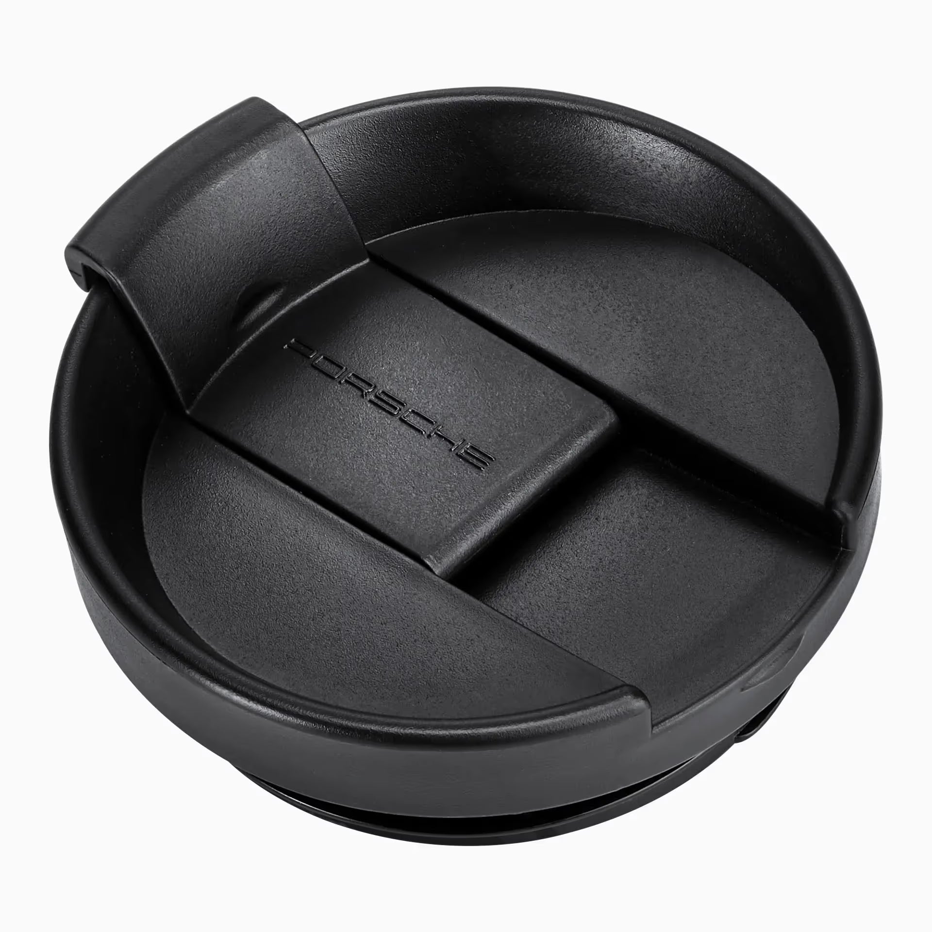 Porsche Thermal Mug Replacement Lid - Regular Size (460ml/15.5oz) - Leak-Proof Coffee Travel Lid for 911 Cayenne Macan - Perfect for Commuting, Camping & Office Use