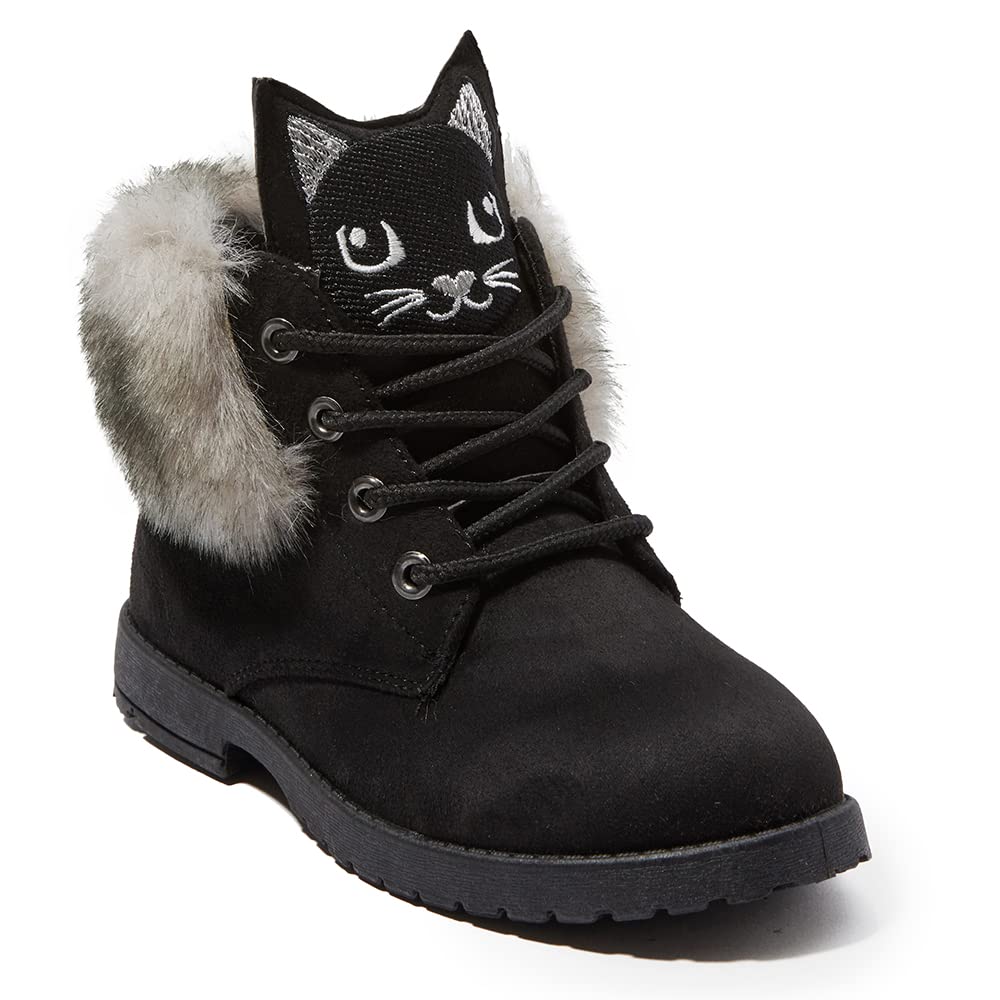 Non-Slip Ankle Boots for Kids - Easy On/Off Side Zipper - Toddler to Big Kid Sizes - Perfect for School, Playdates & Outdoor Adventures