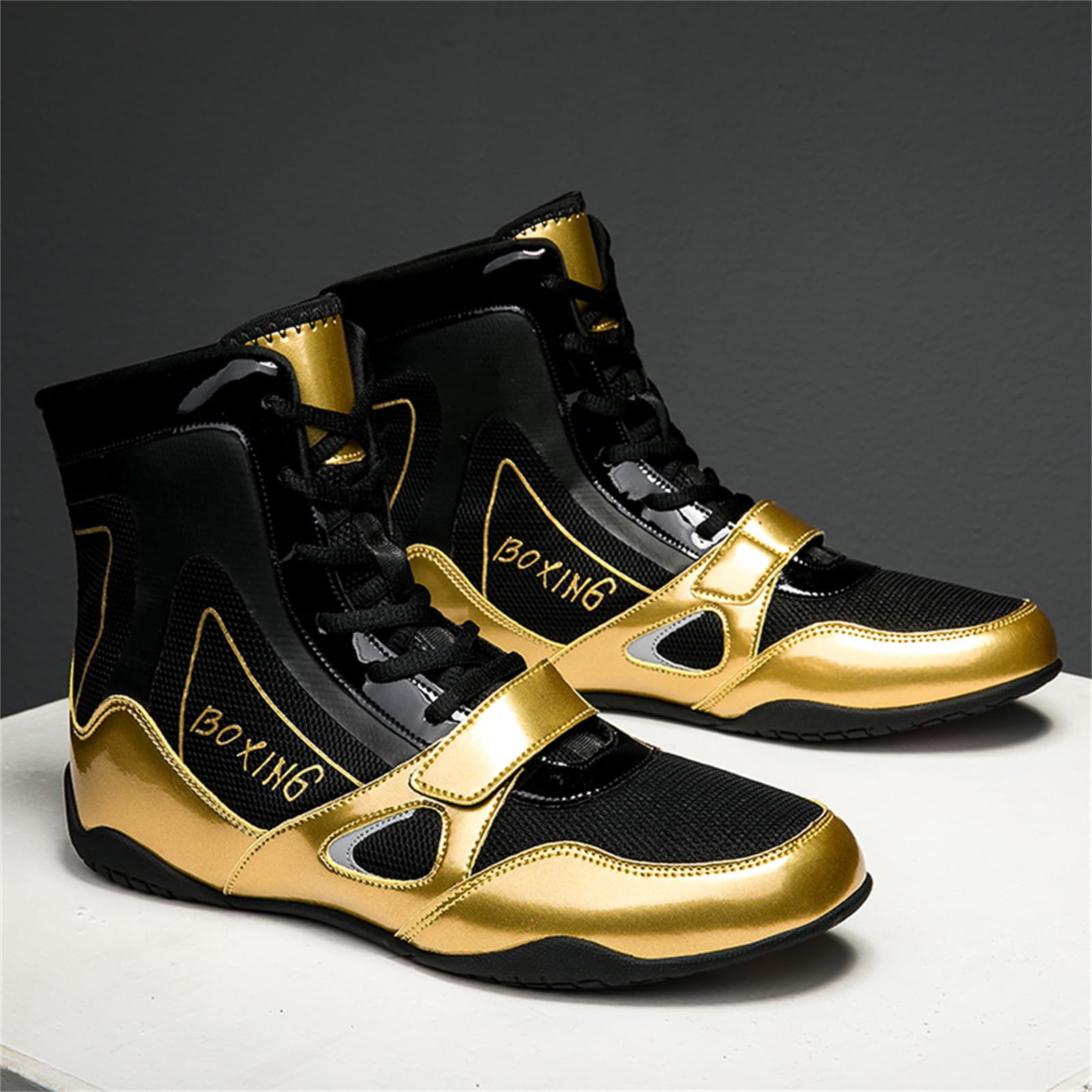 Professional Men's & Women's Wrestling Shoes - Lightweight Boxing & Fitness Training Shoes with Breathable Design for MMA, Gym Workouts & Sports Performance