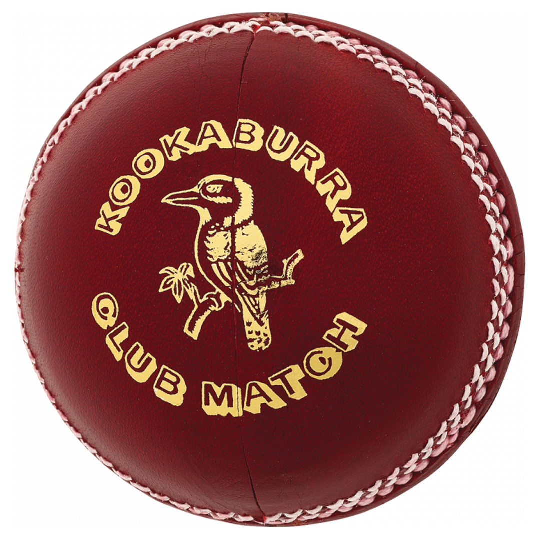 Kookaburra 4 Piece Club Match Cricket Ball - High Performance Leather Cricket Ball for Club Matches & Training - Perfect for Cricket Enthusiasts & Professional Players