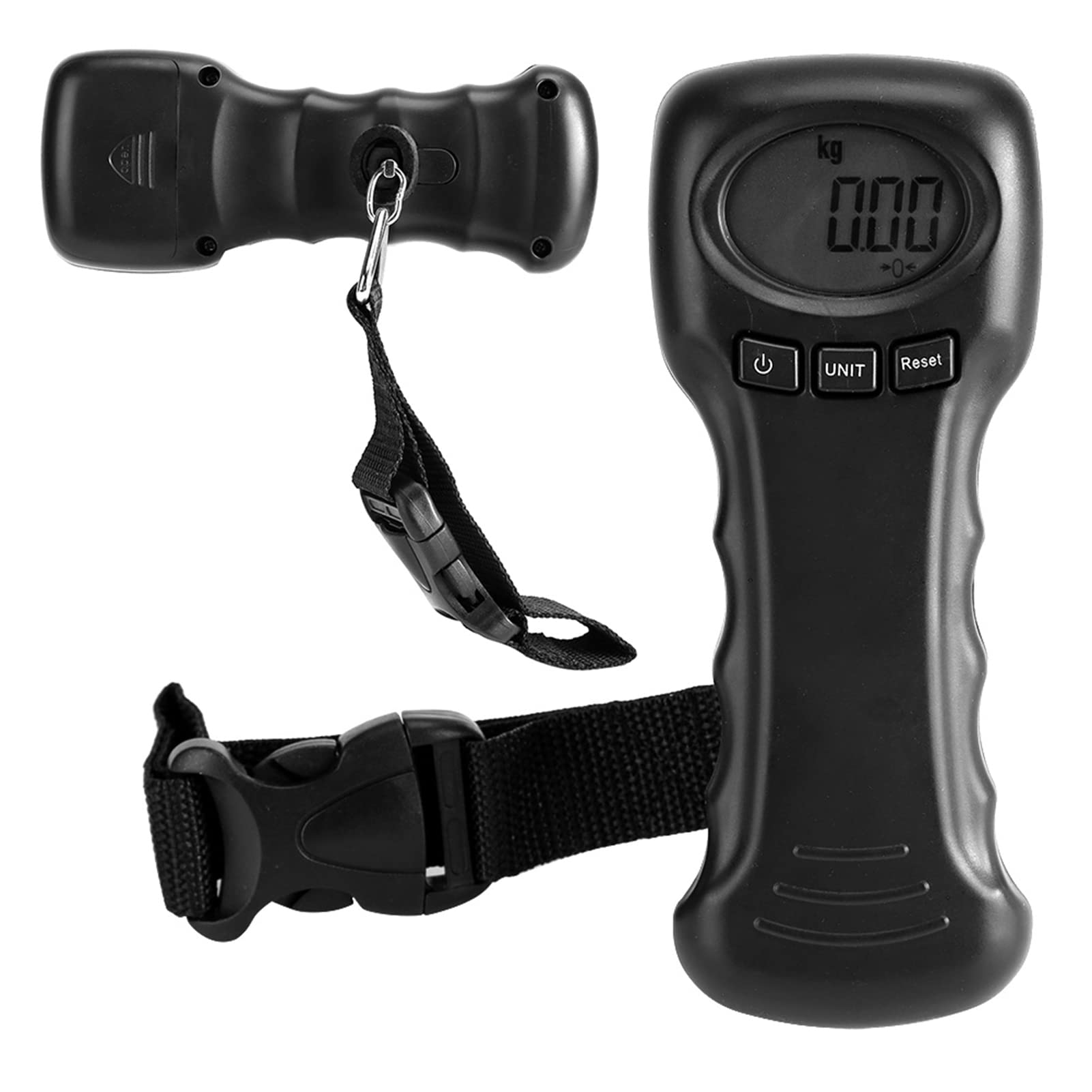Digital Luggage Scale 110lb - Portable Hanging Baggage Scale with LCD Display for Travel - Perfect for Airports, Cruise Ships & Suitcase Weight Check Before Flights