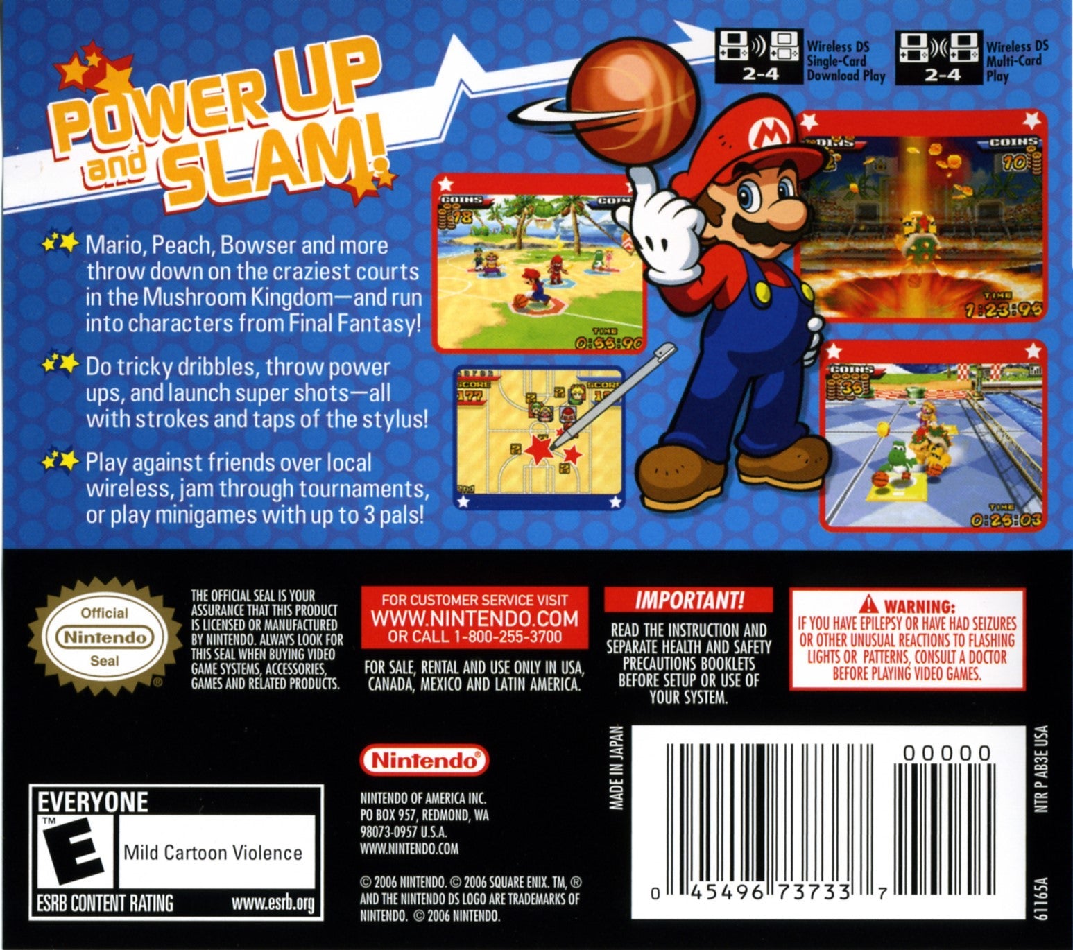 Mario Hoops 3 On 3 Basketball Game for Nintendo DS - Fun Multiplayer Sports Action for Kids & Adults - Perfect for Family Game Nights & Travel Entertainment