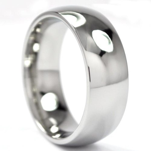 Premium Cobalt Wedding Bands for Men - Comfort Fit Polished Rings - Durable & Hypoallergenic Jewelry for Everyday Wear, Anniversaries & Special Occasions