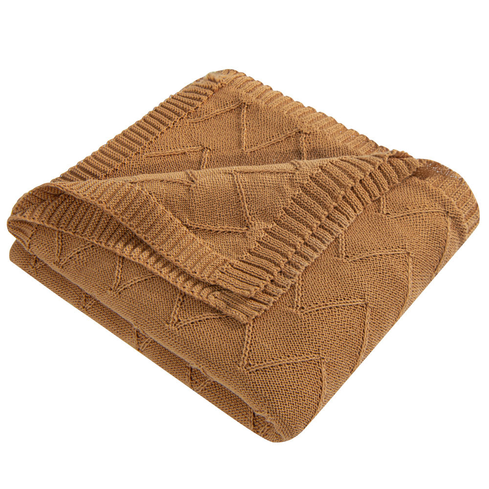 NTBAY Soft Cotton Cable Knitted Blanket - Cozy Warm Throw for Couch, Bed & Sofa - Perfect for Winter Nights, Lounging & Home Decor