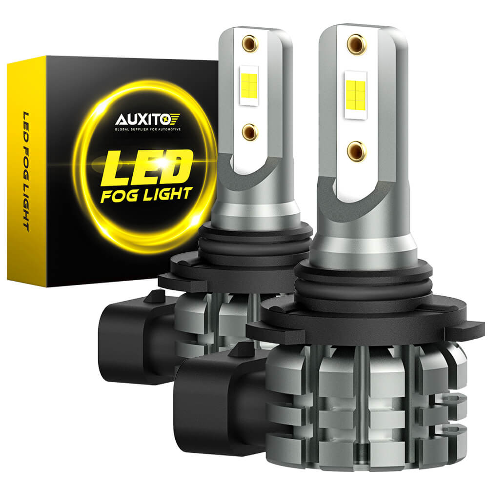1999-2000 Ford F-350 Super Duty LED Fog Light Bulbs - 9006/HB4 6500K White - Upgrade Headlight Replacement for Better Visibility in Rain & Fog