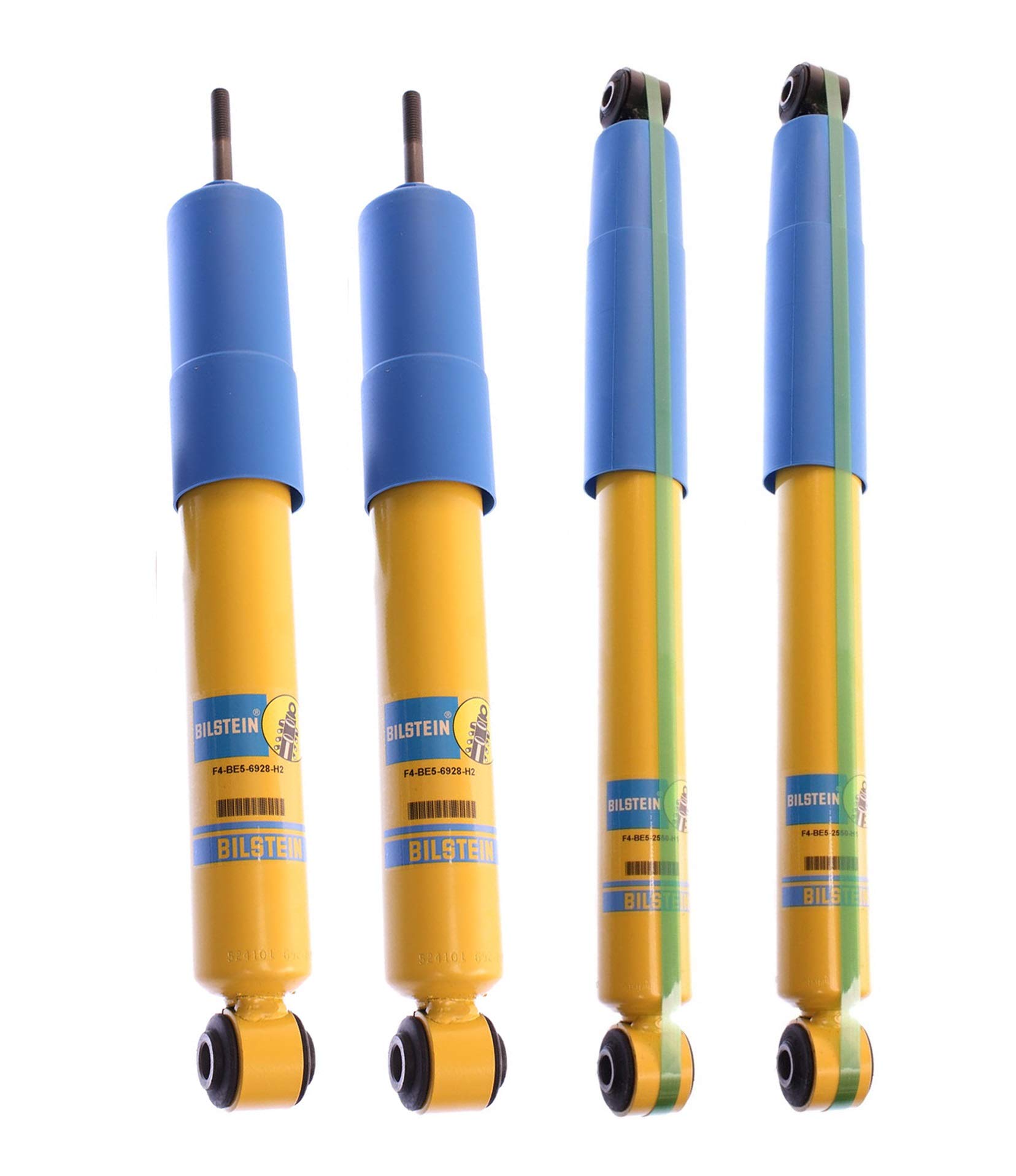 Bilstein B6 4600 Front & Rear Shock Absorbers Kit for Dodge Ram 1500 4WD 2002-2005 - Heavy Duty Off-Road Performance & Smooth Ride for Trucks & SUVs