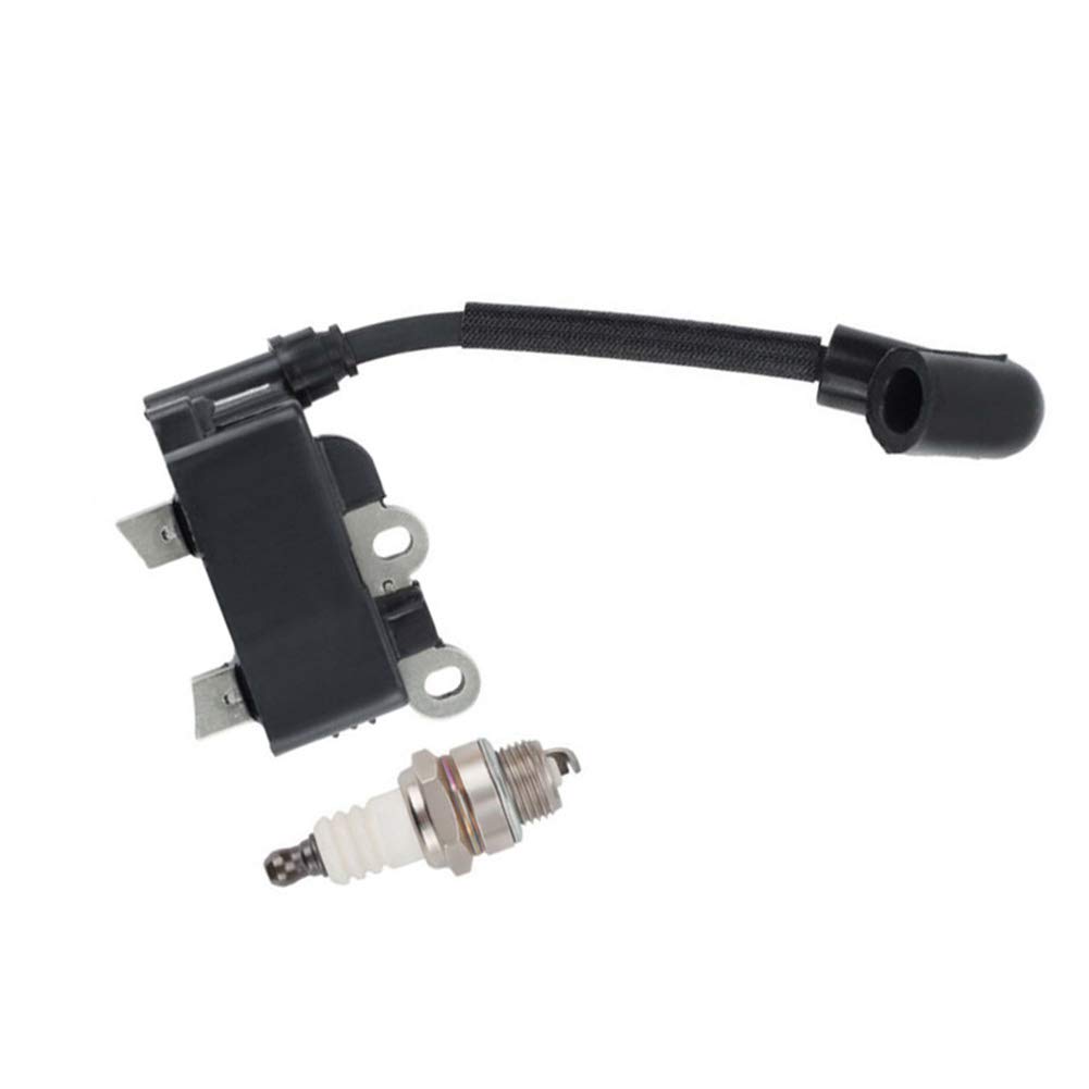 Realman 290178008 Ignition Coil with BM6A Spark Plug - Compatible with Ryobi RY08544, RY08548, RY08574, RY08576 Handheld Blowers, Homelite BM08570 Backpack Blower & Toro 51984-51987, 51954 Blower Vacuum - Perfect for Lawn Maintenance & Leaf Blowing