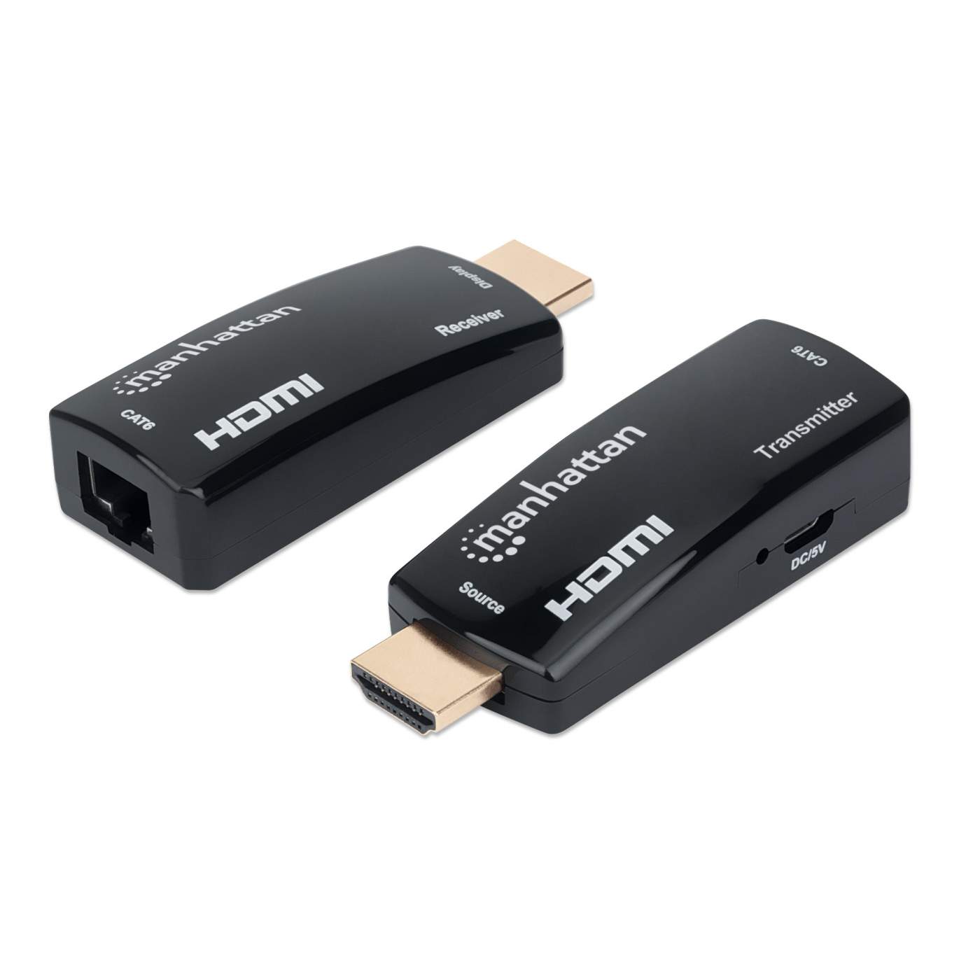 1080p HDMI over Ethernet Extender Kit - 330ft Long Range HD Video & Audio Transmission - Ideal for Home Theater, Gaming & Conference Room Setup