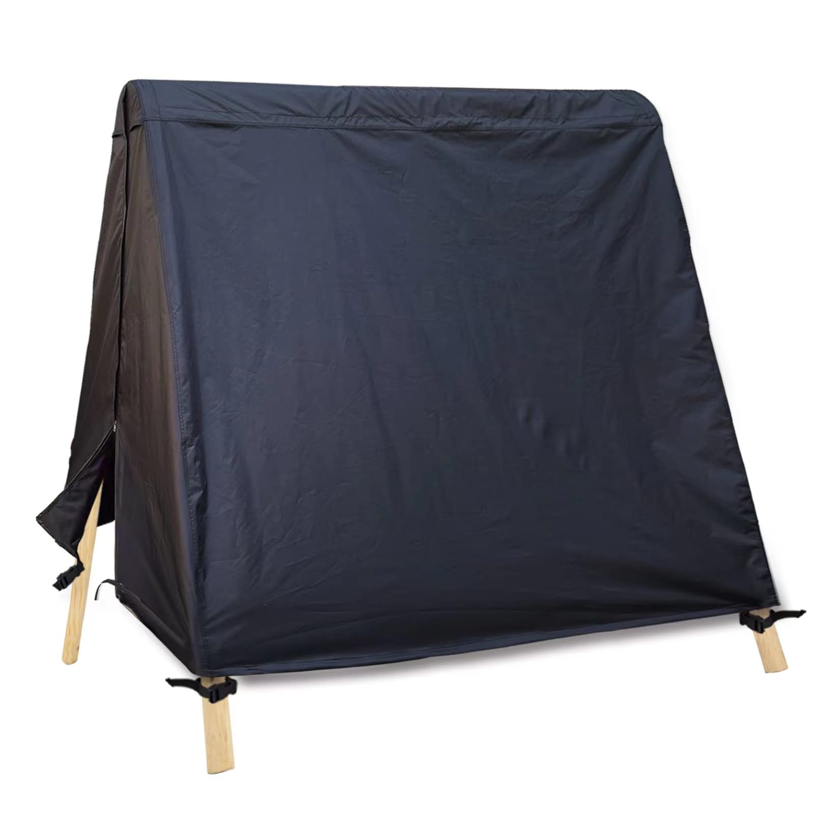 **Waterproof A-Frame Patio Swing Cover - UV Resistant 3-Seat Outdoor Furniture Protector (72x67x55 Inch) for Courtyard, Garden & Backyard Use**
