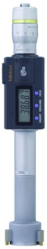 Mitutoyo 468-174 Digimatic Holtest LCD Inside Micrometer - 3-Point Contact, 100-125mm Range, 0.001mm Resolution, ±0.005mm Accuracy - Perfect for Precision Machining, Quality Control & Industrial Measurements