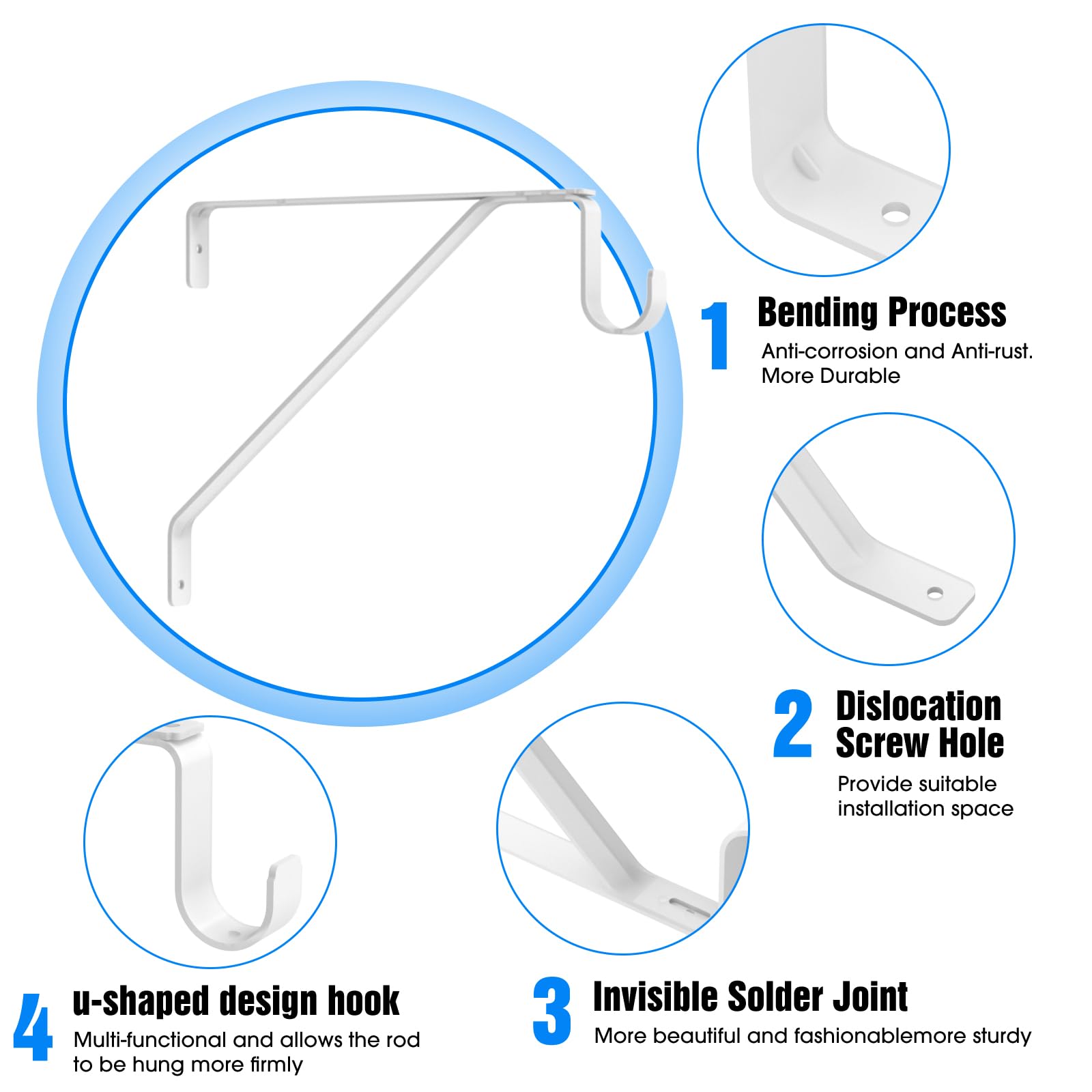 Heavy Duty Adjustable Shelf Brackets 10