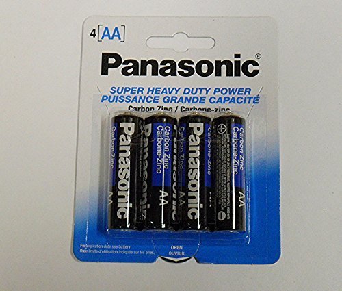 Panasonic AA Heavy Duty Batteries - 16 Count (4x4 Packs) - Long Lasting Power for High Drain Devices - Ideal for Toys, Flashlights, Remote Controls & Electronics