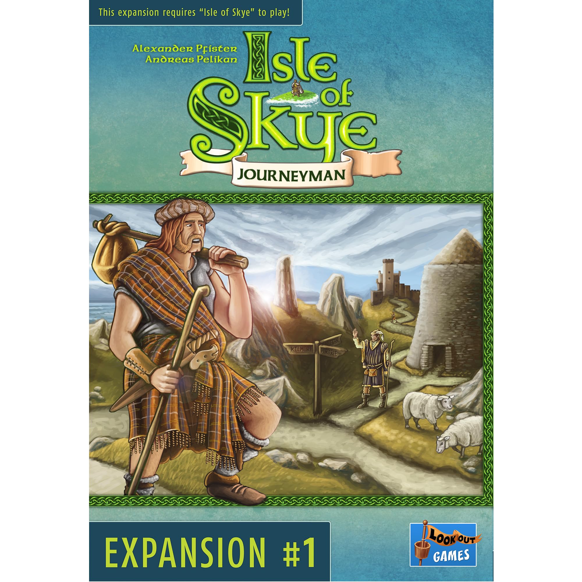Mayfair Games Isle of Skye: Journeyman Expansion Board Game - Strategy Game Expansion for Adults & Families - Perfect for Game Nights & Family Gatherings