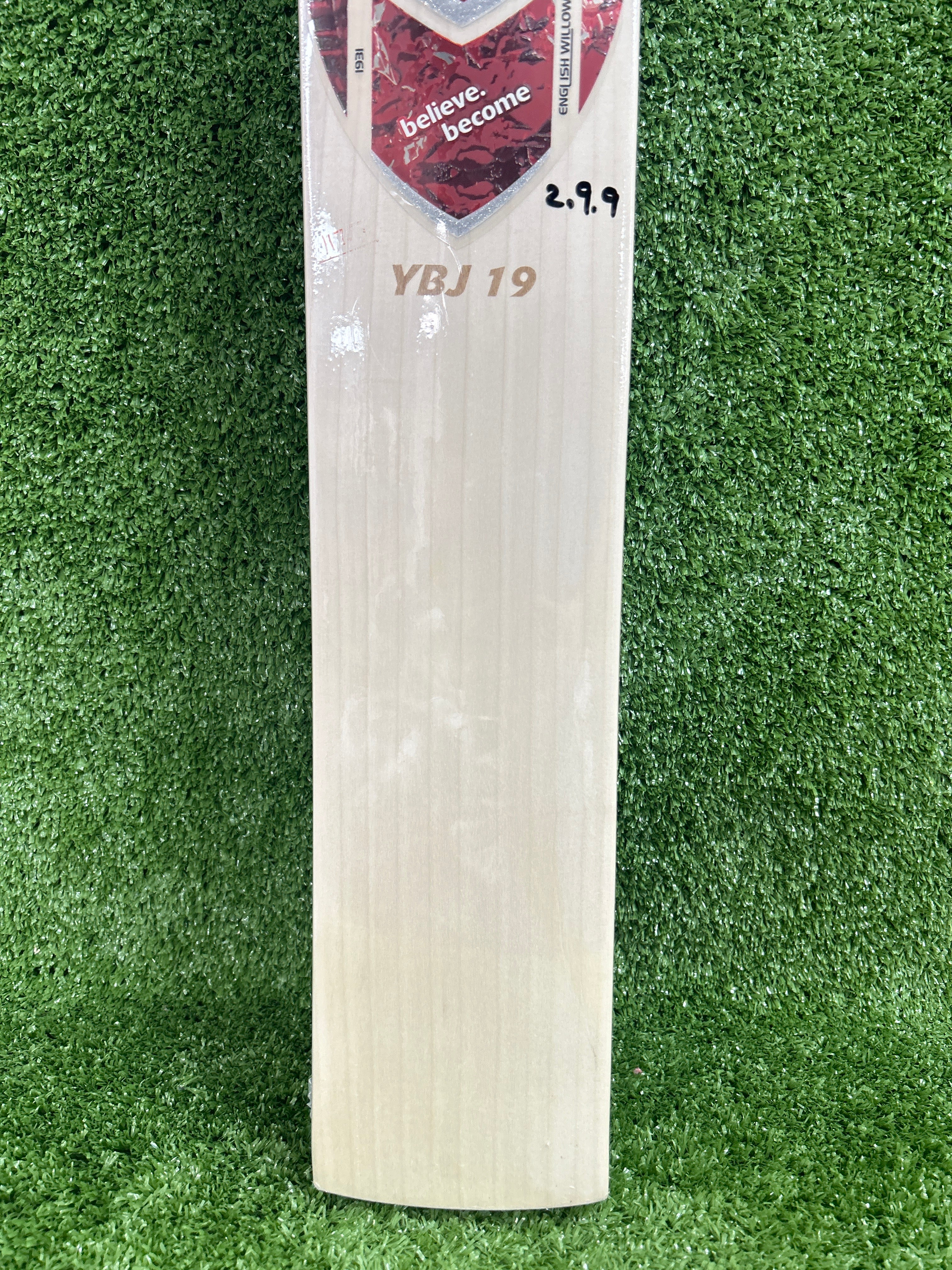 Premium SG YBJ 19 English Willow Cricket Bat - Professional Grade for Yashasvi Jaiswal Fans | Perfect for Matches, Training & Club Play | High-Performance Cricket Equipment