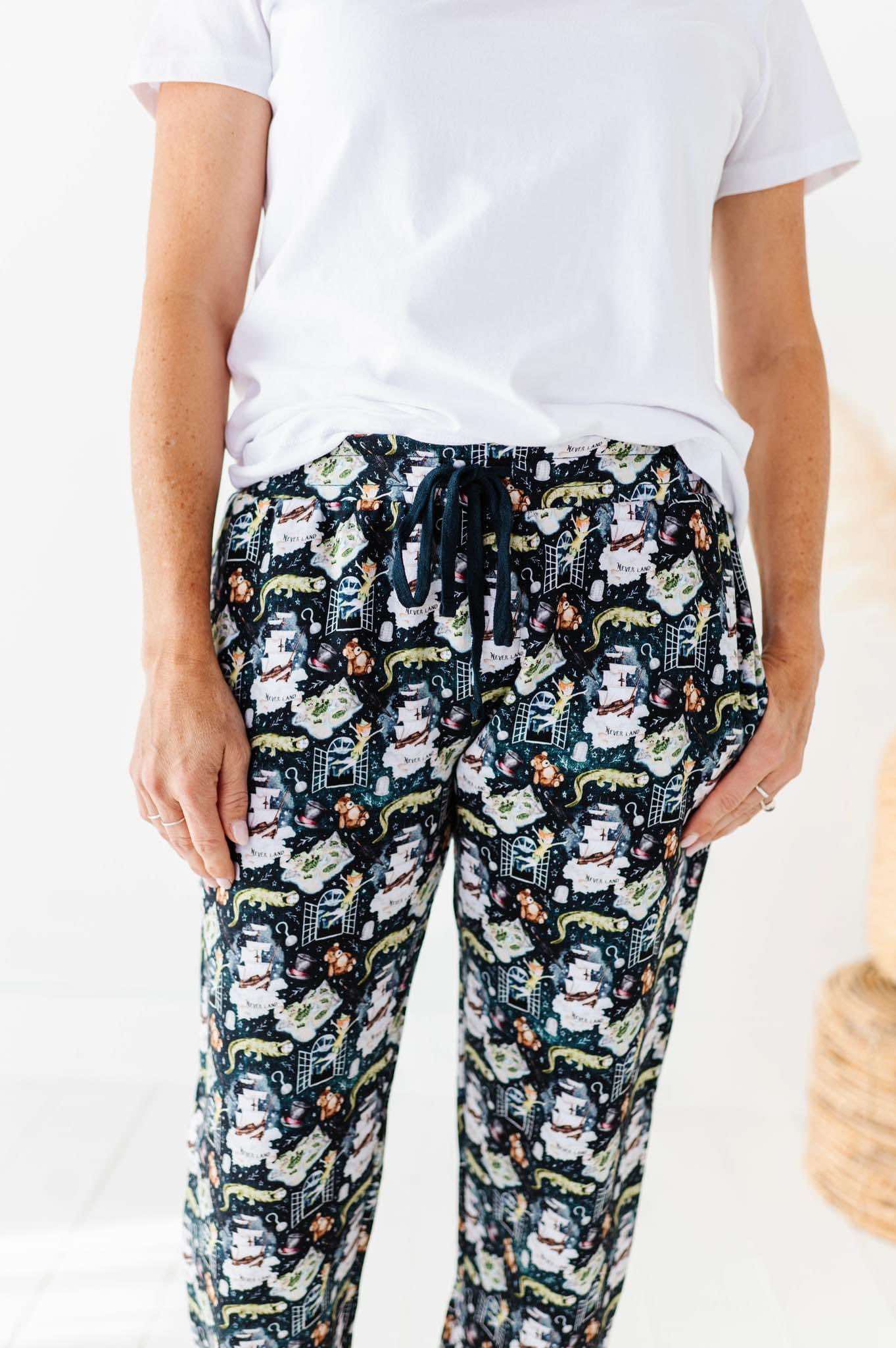 Neverland Straight Leg Pajama Pants for Women - Soft & Comfortable Sleepwear for Lounge, Travel & Home Relaxation