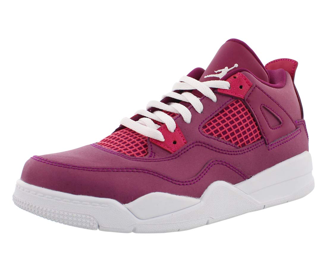 Jordan 4 Retro Kids Basketball Shoes (PS) - BQ7671-661 - Comfortable Sneakers for Boys & Girls - Perfect for School, Sports & Casual Wear