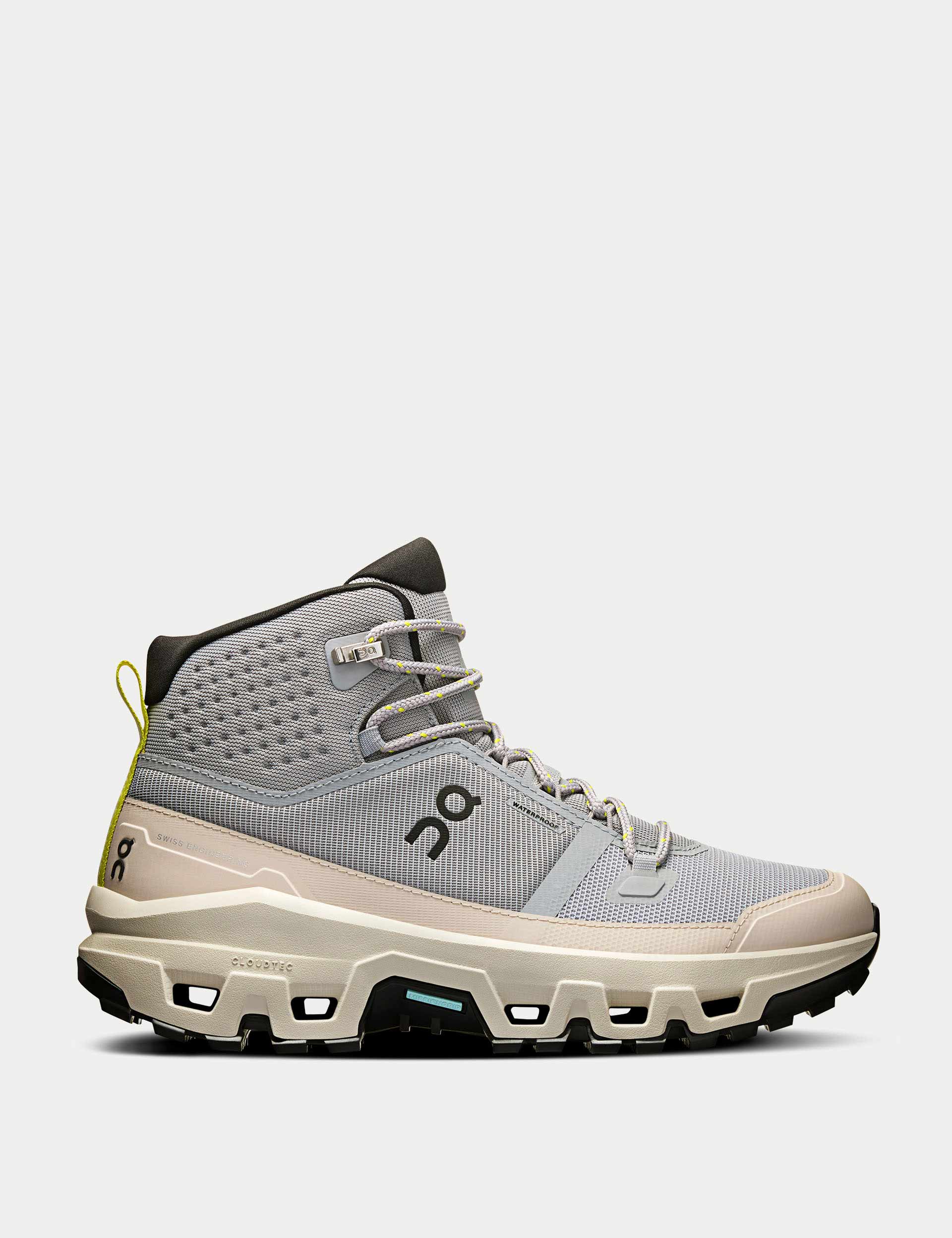 Cloudrock Mid WP Waterproof Hiking Boots for Men & Women - Alloy/Ice Color - Lightweight & Durable for Outdoor Adventures, Trail Running, and Mountain Climbing