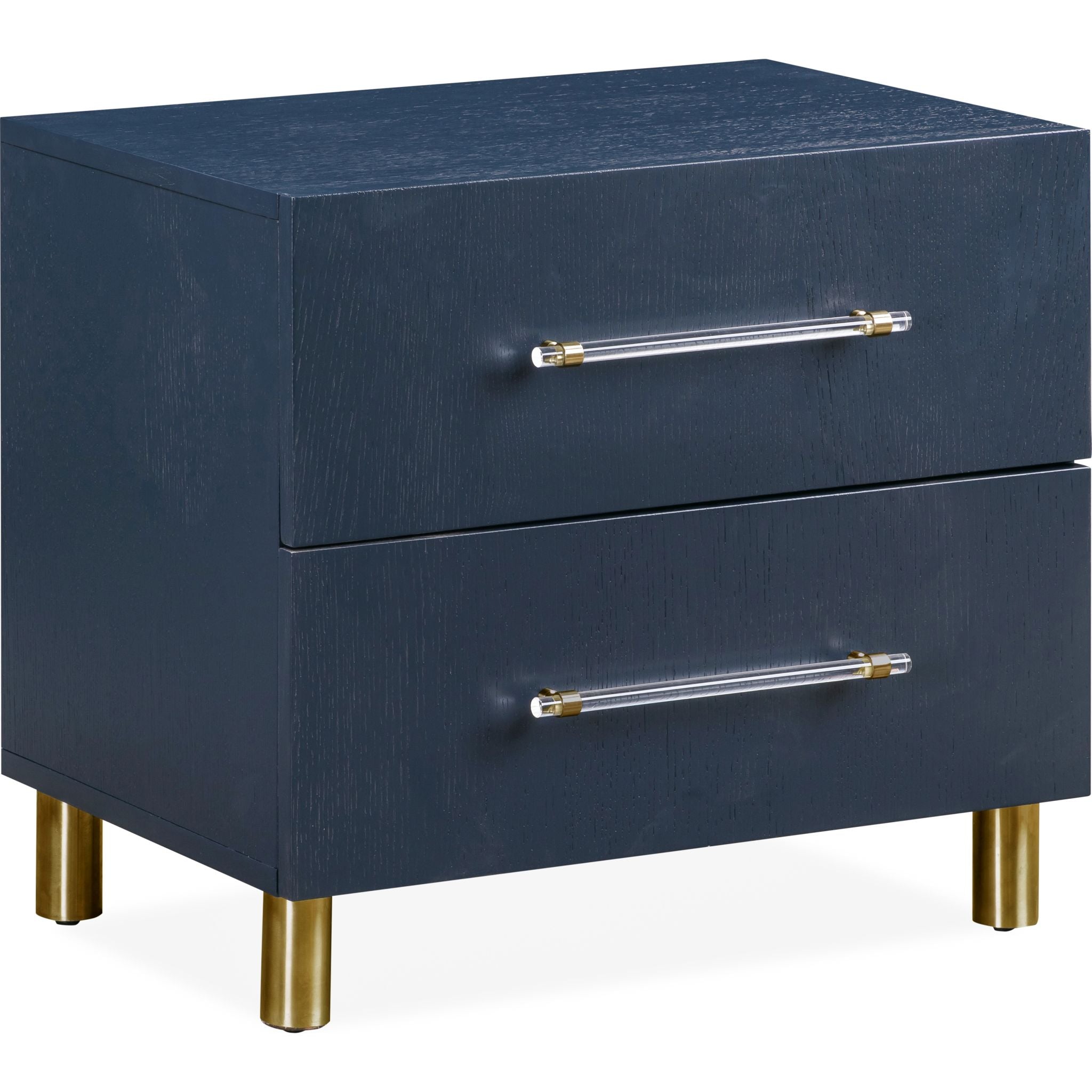 Argento Nightstand - Modern Misty Grey Bedside Table with Storage Drawer, Perfect for Bedroom, Living Room, or Guest Room