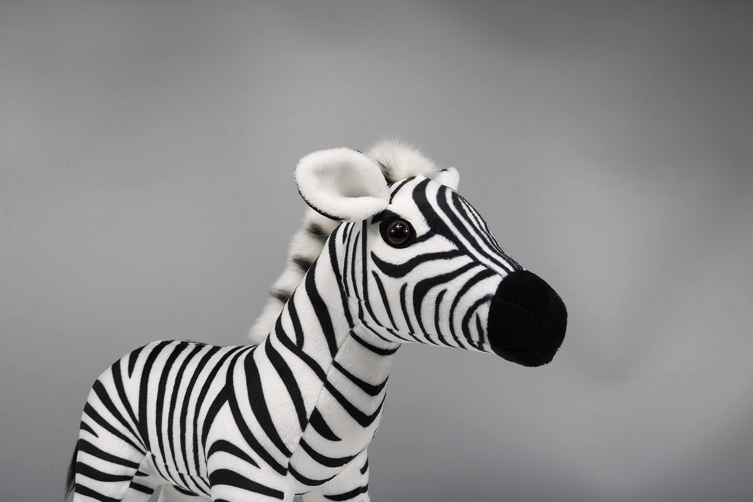 11 Inch Zebra Plush Toy - Soft Wild Animal Stuffed Bear for Kids, Zoo Family Gift | Perfect for Nursery Decor, Birthday Presents & Cuddling