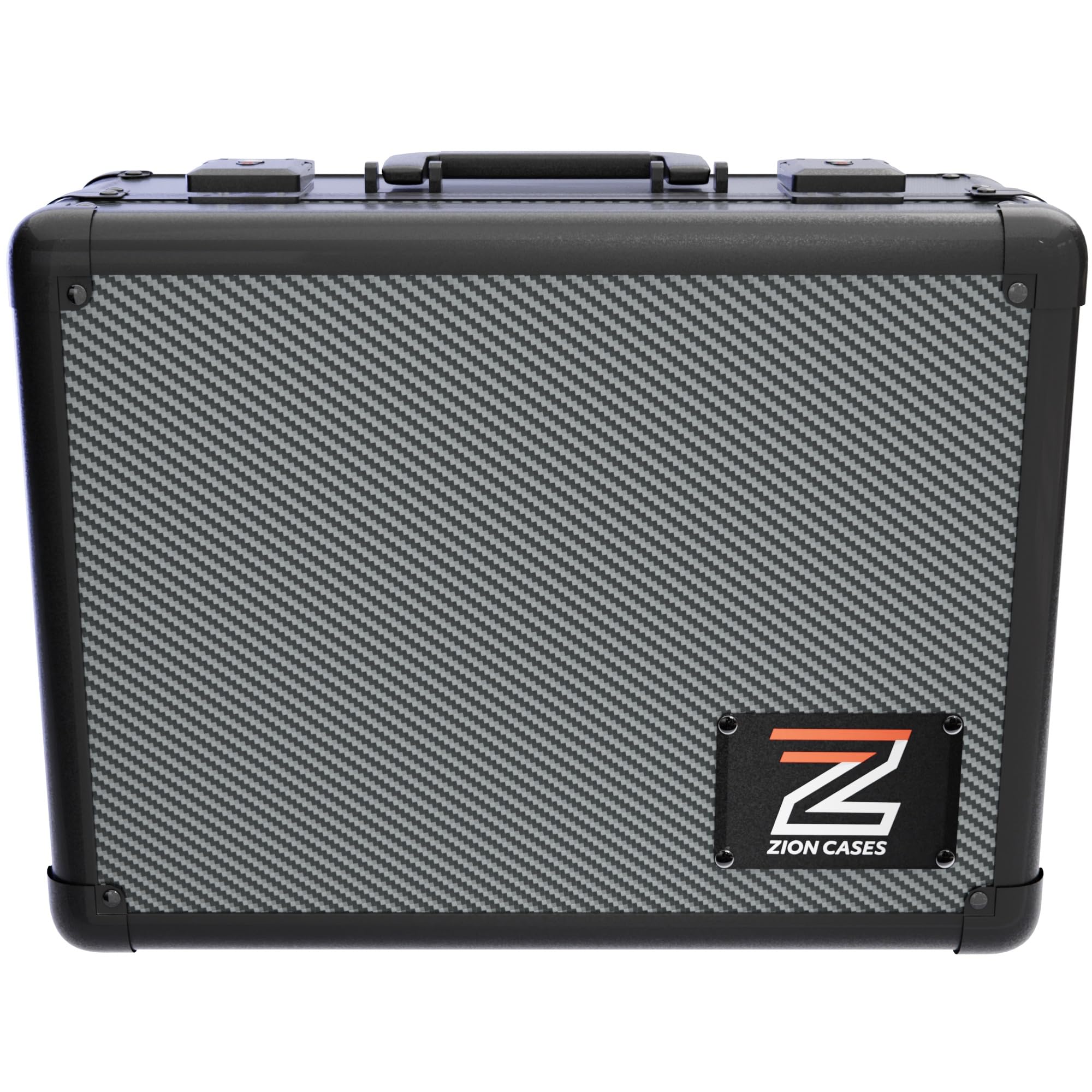 Premium Carbon Fiber Slab Case XL for Graded Cards - Fits PSA, BGS, HGA & CSG Trading Card Slabs - Durable Travel Storage Solution - Perfect for Collectors, Card Shows & Secure Transport