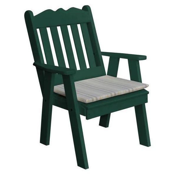 Royal English Style Polyester Upholstered Chair - Elegant Home & Office Seating for Living Room, Dining Room, or Study