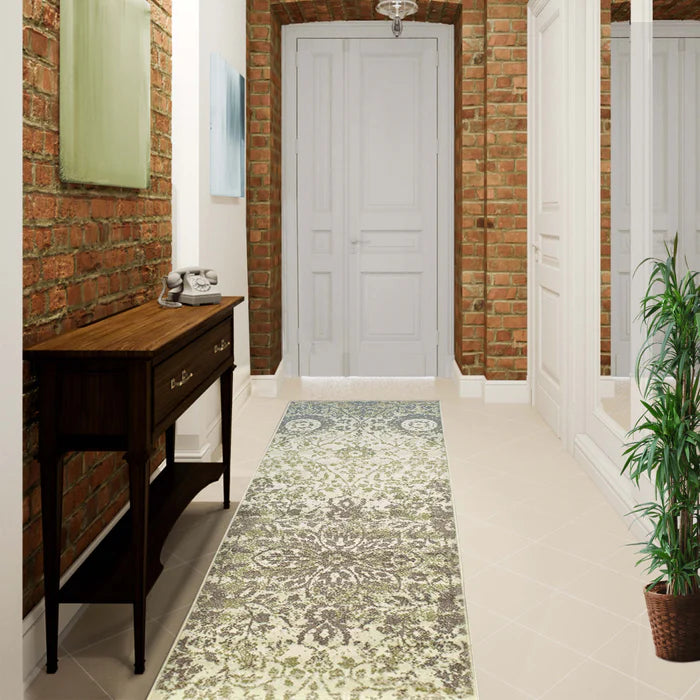 Pendleton Traditional Floral Indoor Area Rug & Runner Rug - Soft Non-Slip Living Room Carpet for Bedroom, Dining Room Decor