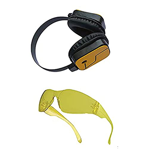 Headset+yellow Glasses