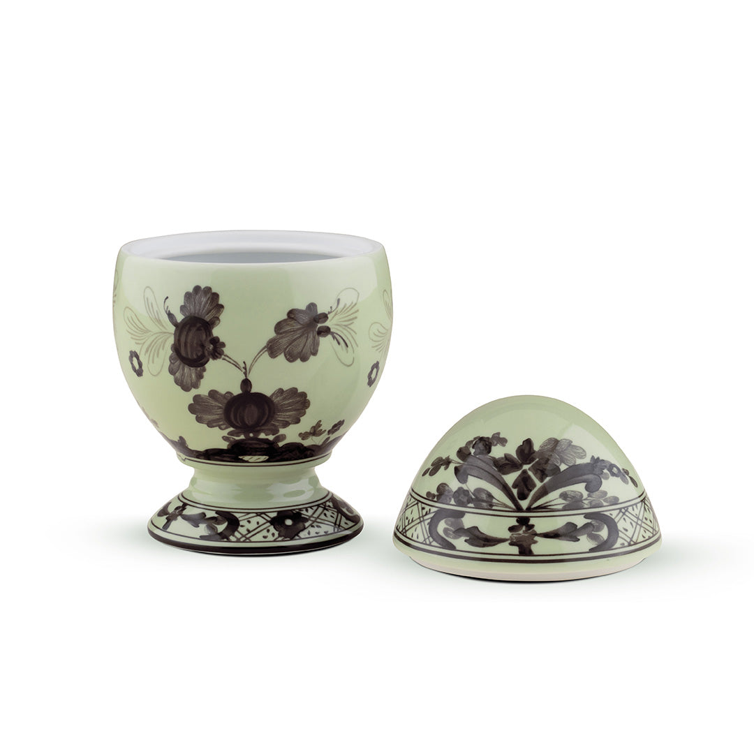 Oriente Italiano Egg - Authentic Italian Ceramic Egg for Home Decor, Kitchen Display & Easter Gifts | Perfect for Table Centerpieces, Shelf Decor & Holiday Decorations