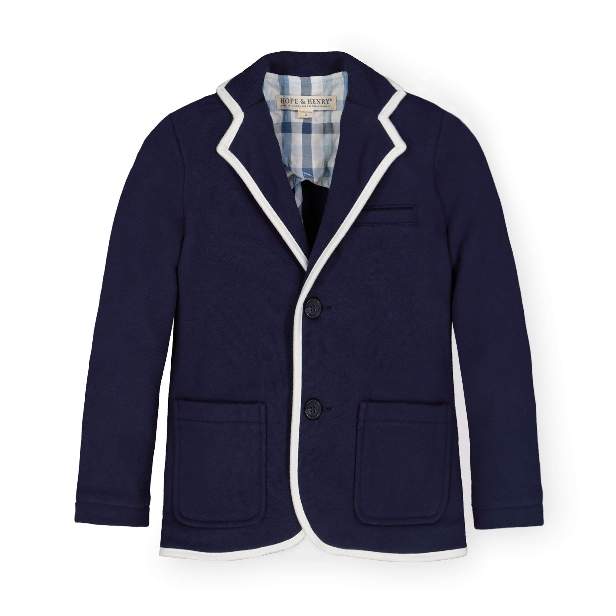 Hope & Henry Boys Blazer Suit Jacket - Classic Formal Wear for Kids | Perfect for Weddings, School Photos & Special Occasions