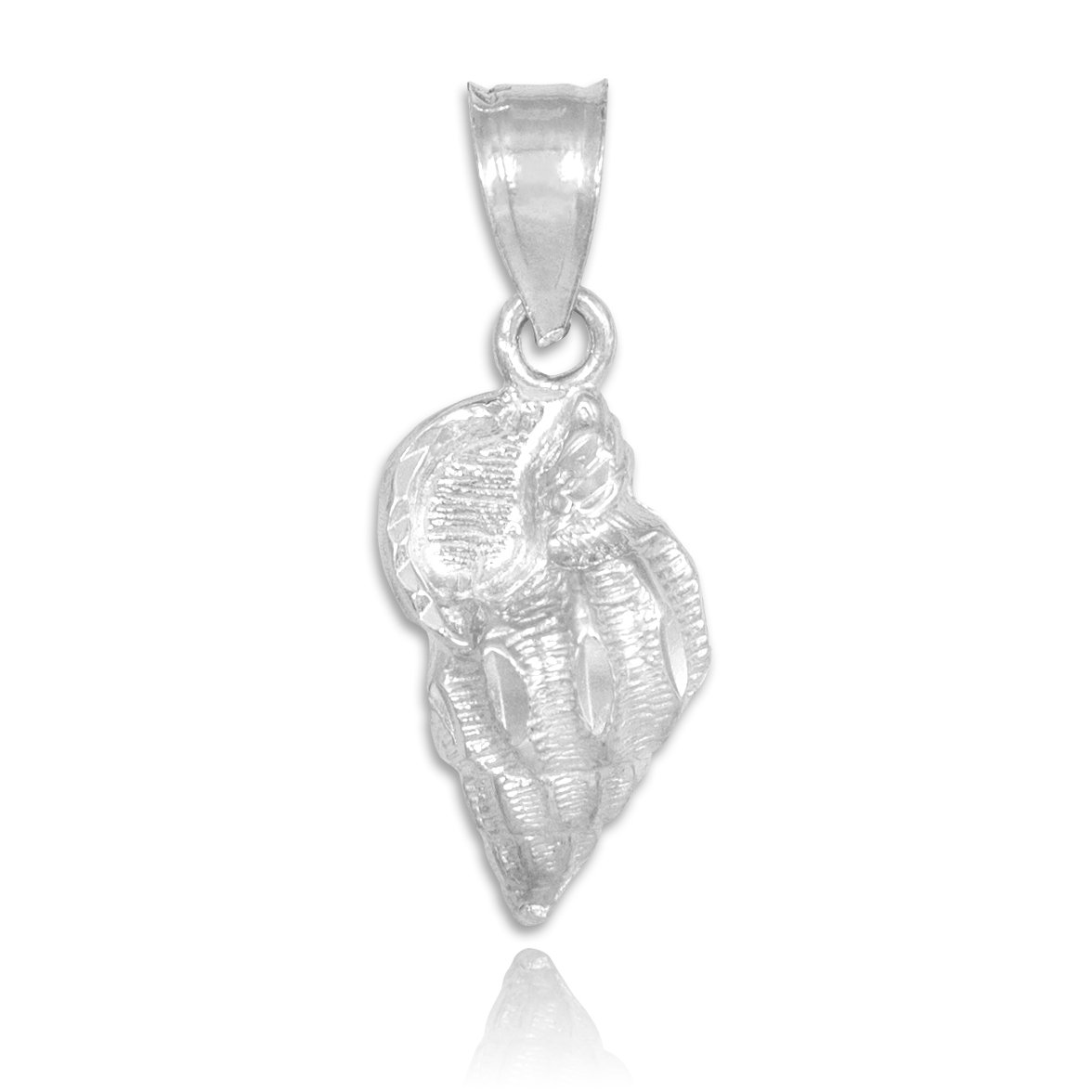 925 Sterling Silver Seashell Conch Charm Pendant Necklace for Women - Elegant Beach Jewelry Gift for Summer Vacation, Wedding, Party & Everyday Wear