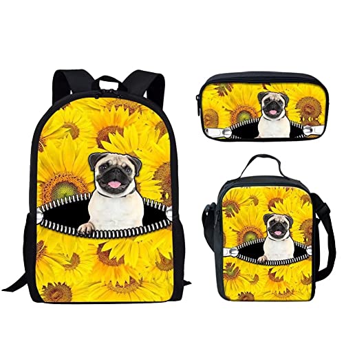 Pug Sunflower