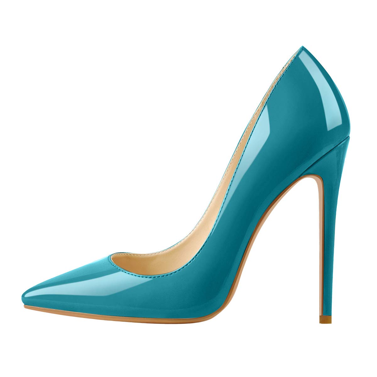 Richealnana Women's Classic Pointed Toe High Heel Pumps - 4.7 Inch Sexy Stiletto Heels for Office, Party & Evening Wear | Comfortable Dress Shoes for Women