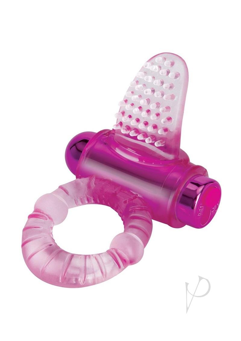 Bodiywand Rechargeable Silicone Pleasure Ring for Couples - Pink | Waterproof & USB Charging | Enhance Intimacy & Sensual Massage in Bedroom or Shower