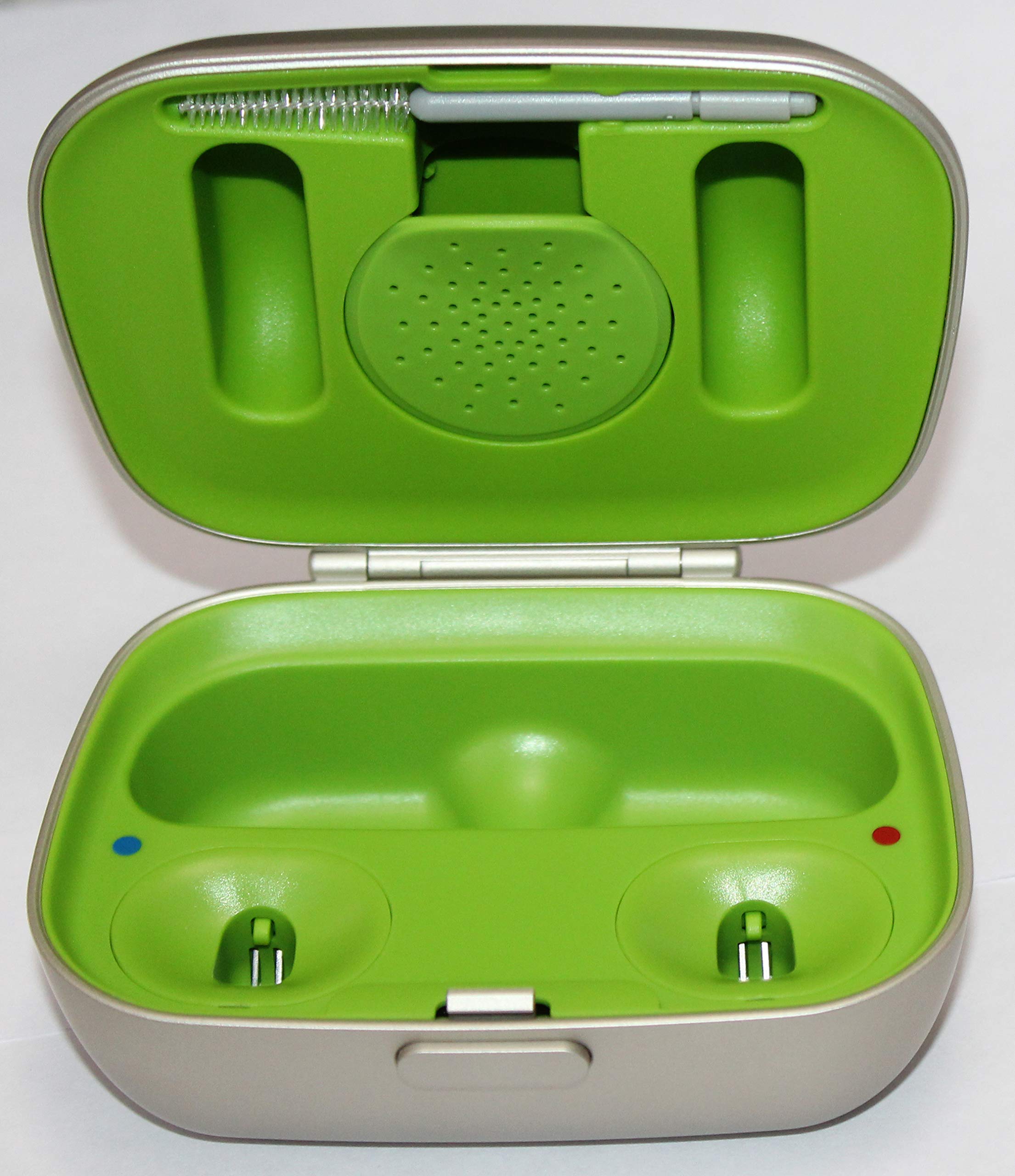 Rechargeable Hearing Aid Charger Case with Power Bank for Audeo Marvel - Portable Charging Solution for Travel & Daily Use