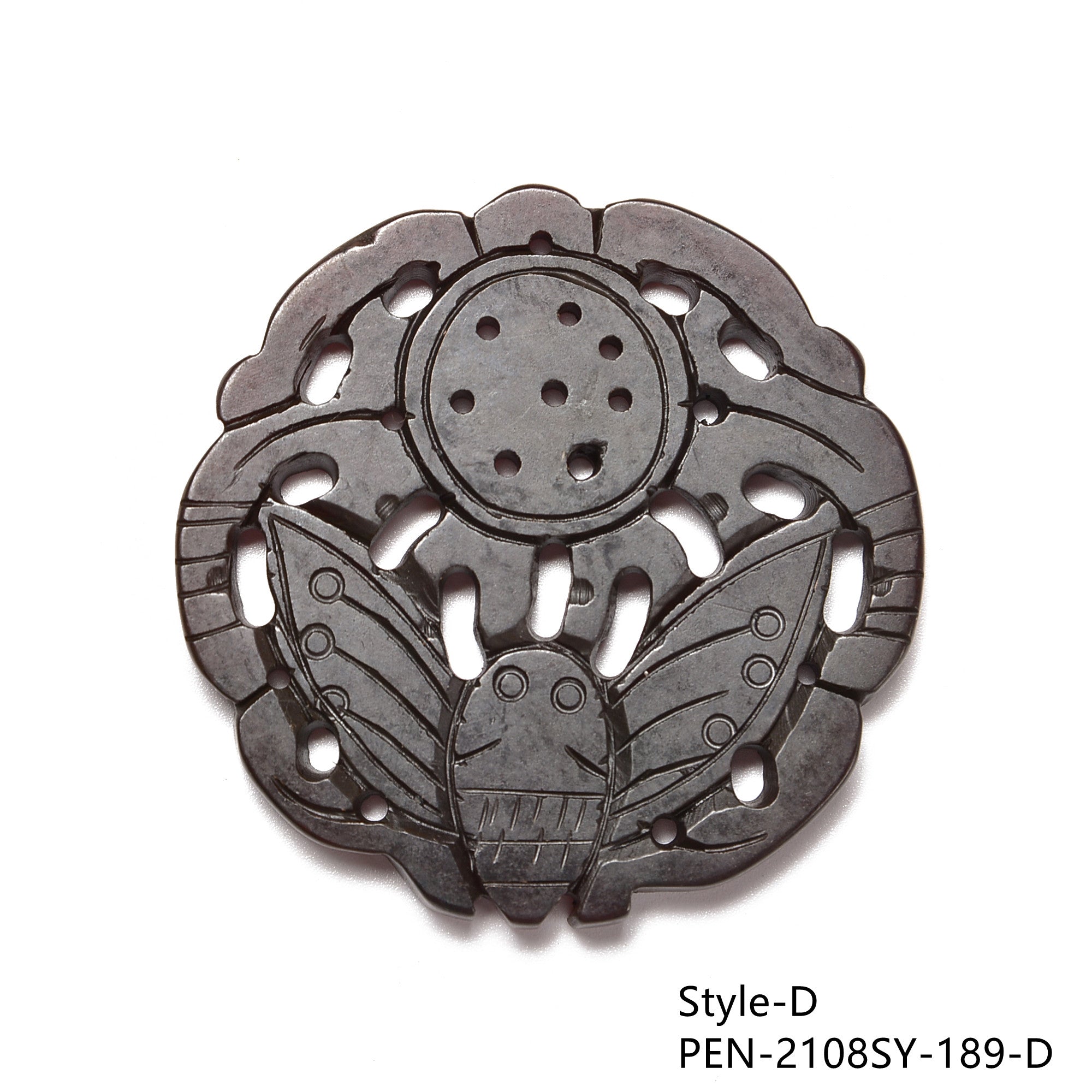 Hand Carved Brown Jade Pendant - 8 Unique Styles - Natural Stone Jewelry for Women & Men - Perfect for Gifts, Meditation & Spiritual Healing