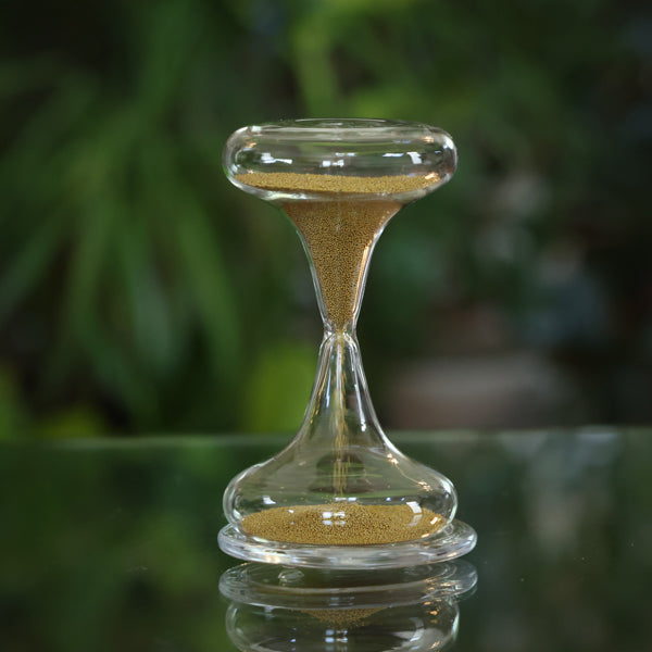1 Minute Bead Sand Timer - Silver, Gold or Red Colors for Classroom, Games & Productivity - Hourglass Timer for Kids, Teachers & Office Use