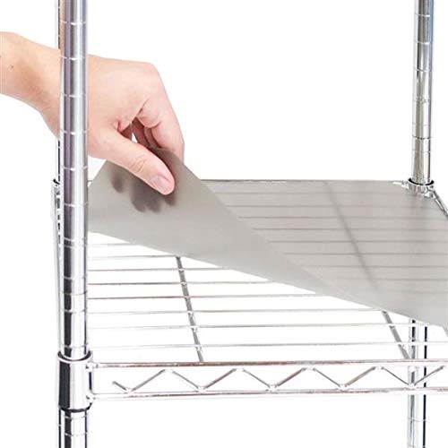 Custom Closet Organizer Shelves System Kit - Expandable Metal Clothes Storage Rack for Wardrobe & Walk-in Closet Organization - Perfect for Bedroom, Dorm, and Apartment Storage Solutions
